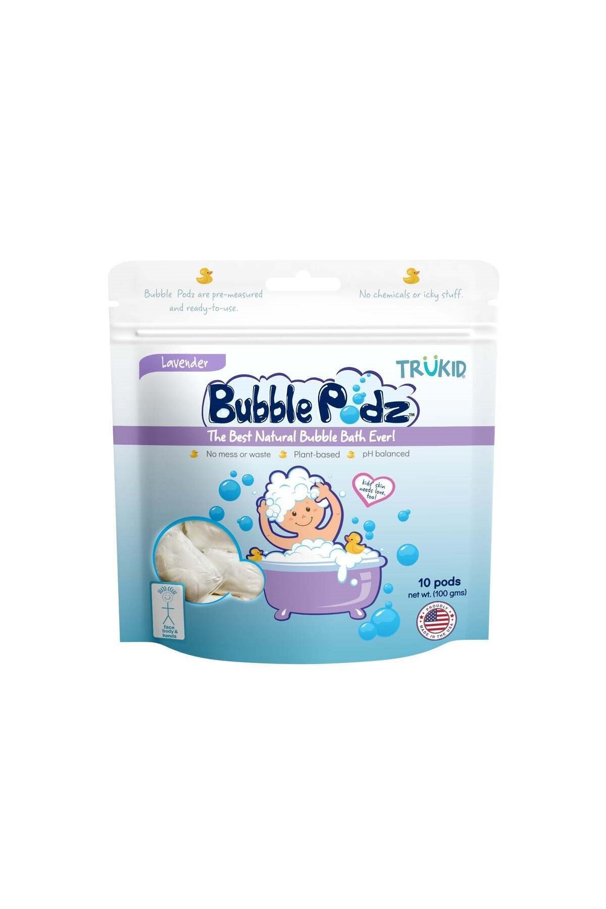 Bubble Podz Lavender Scented Bubble Bath 10 Adet Lavanta Banyo Köpüğü