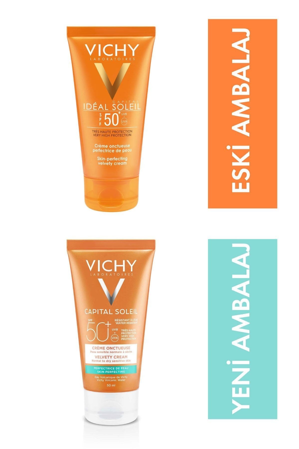 Capital Soleil Spf50+ Velvety Pürüzsüz Görünen Bir Cilt İçin Güneş Koruyucu- 50ml