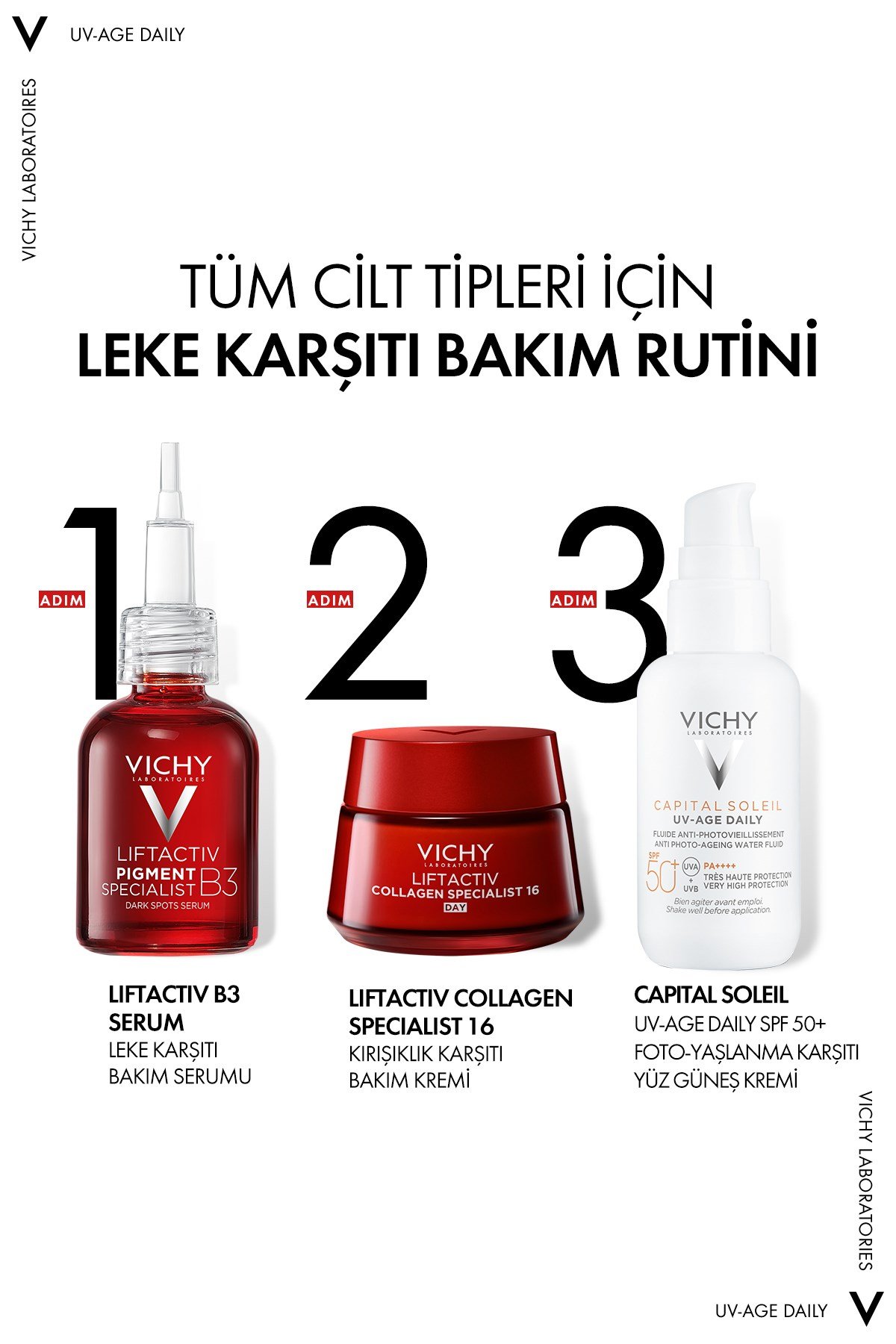Capital Soleil UV Age Daily Foto-Yaşlanma Karşıtı SPF50+ Korumalı Güneş Kremi 40 ML