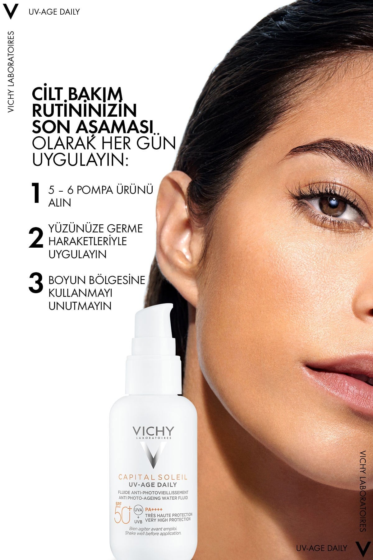 Capital Soleil UV Age Daily Foto-Yaşlanma Karşıtı SPF50+ Korumalı Güneş Kremi 40 ML