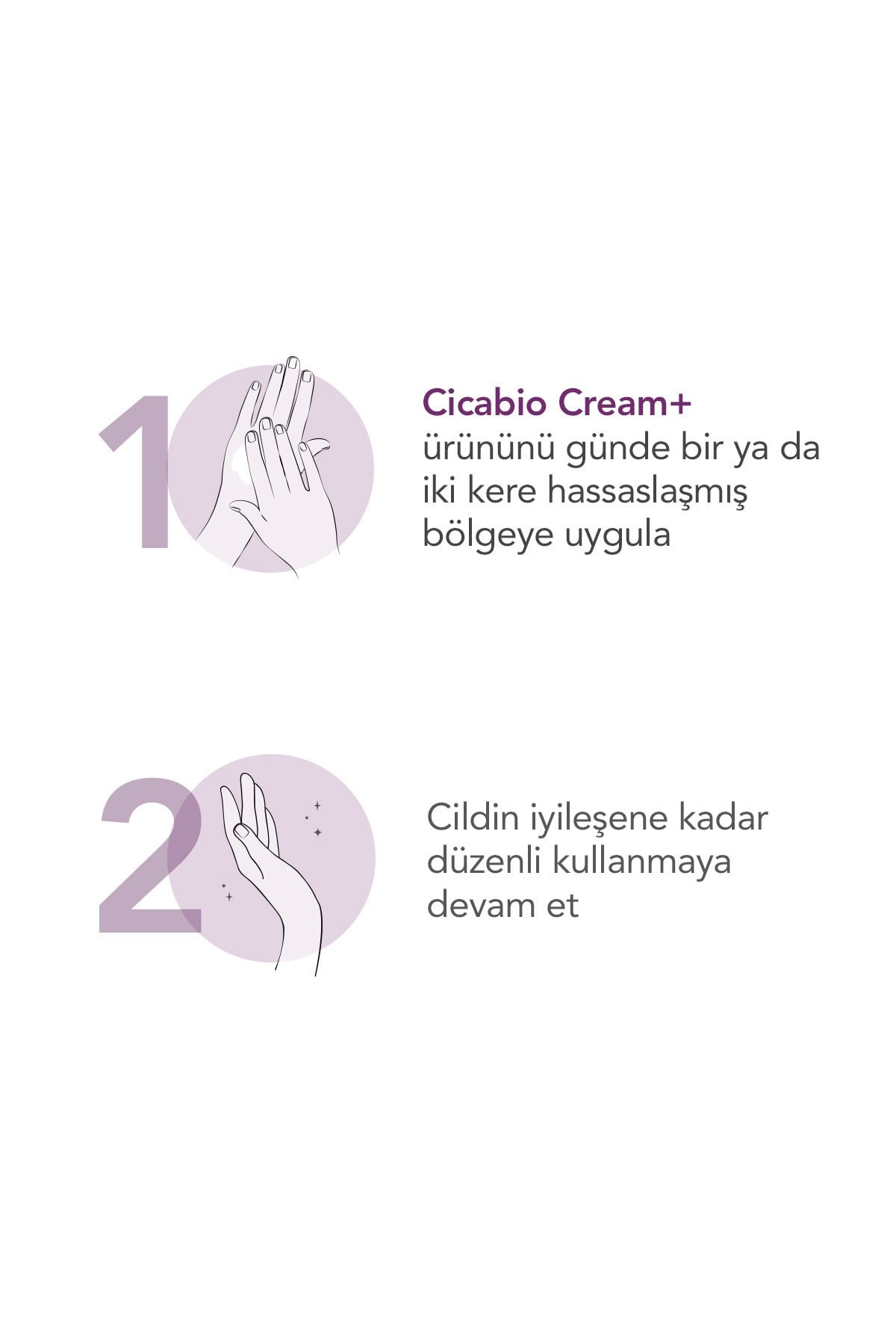 Cicabio Cream+ Bebek, Çocuk, Yetişkin için Onarıcı Yüz ve Vücut Bakım Kremi 100 ml