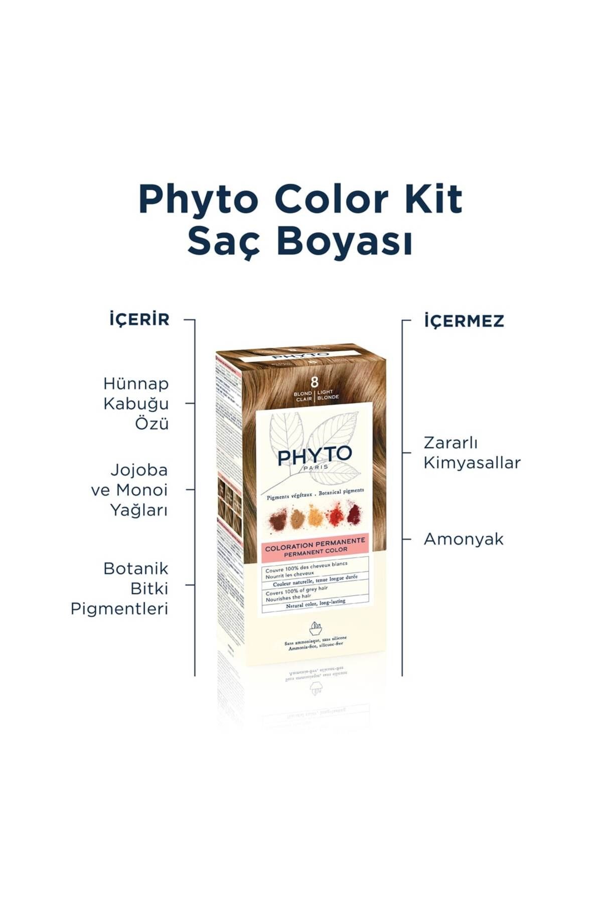 Color Amonyaksız Kalıcı Doğal Içerikli Bitkisel Saç Boyası 8 Sarı
