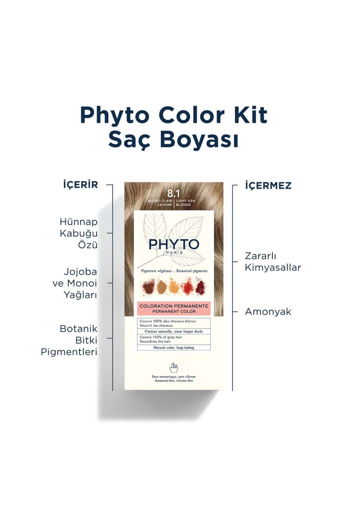 Color Amonyaksız Kalıcı Doğal Içerikli Bitkisel Saç Boyası 8.1 Küllü Sarı