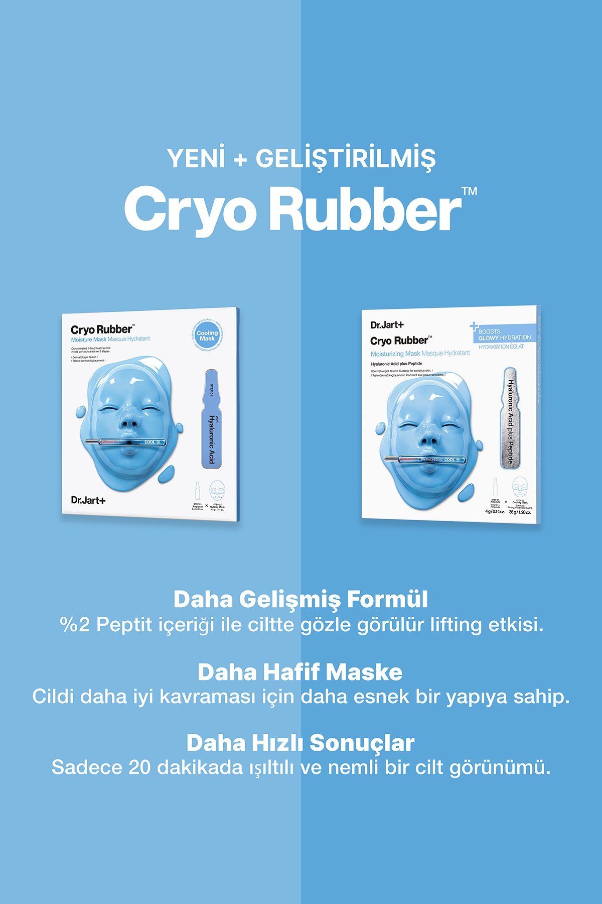 Cryo Rubber Nemlendirici Maske 40GM/1.4OZ | Hyalüronik Asit