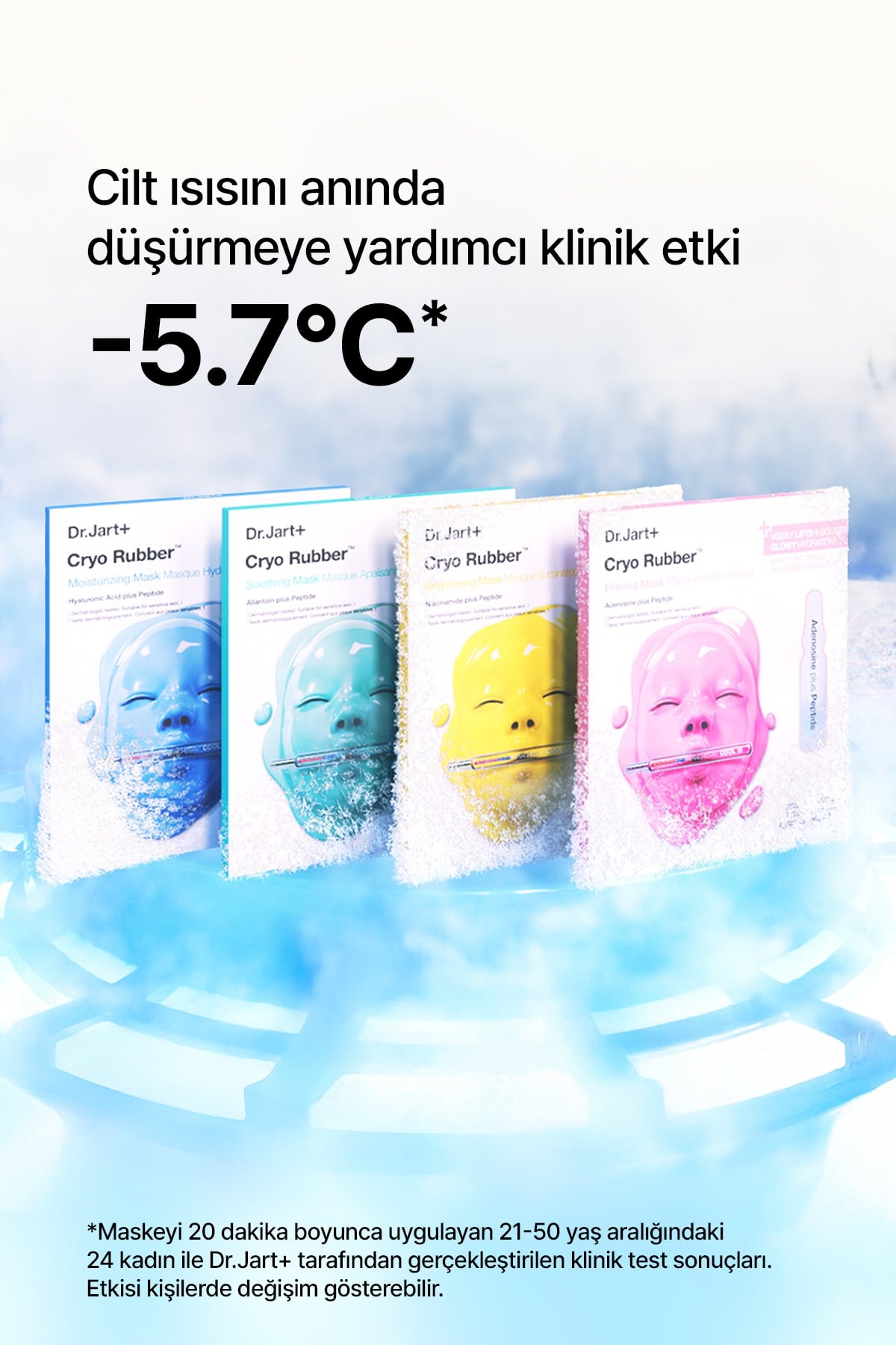 Cryo Rubber Nemlendirici Maske 40GM/1.4OZ | Hyalüronik Asit