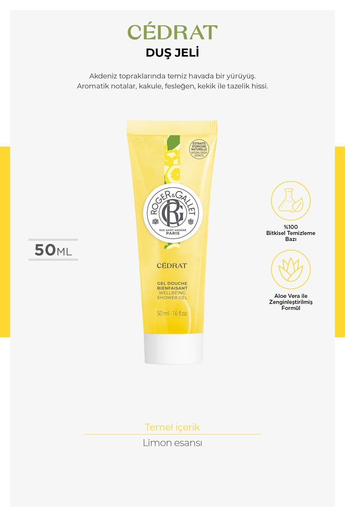 Cétrat Edt Limonsu Odunsu Parfüm 100ml & Duş Jeli & Sabun 3lü Avantaj Seti