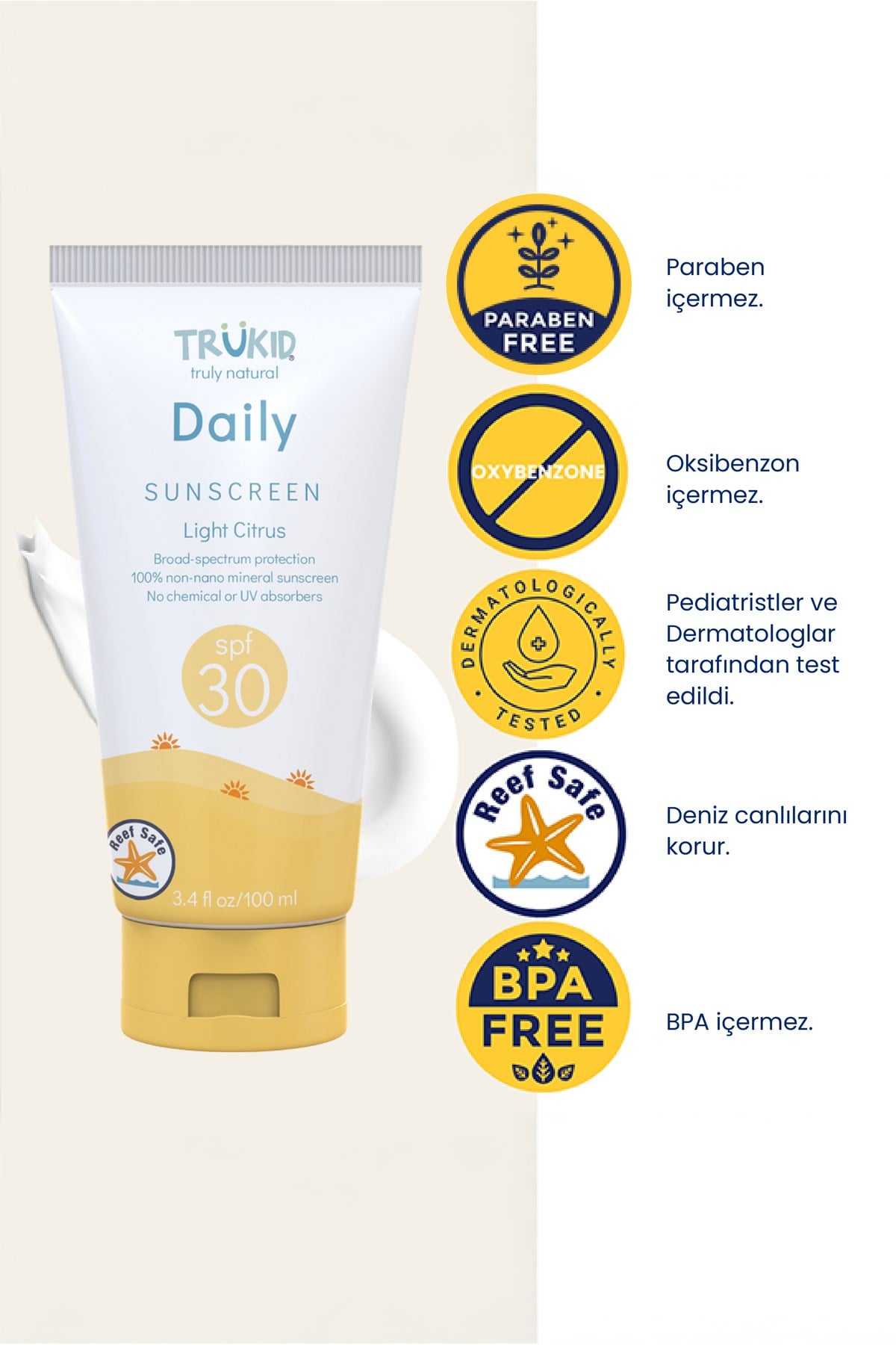 Daily Spf30 Mineral Sunscreen 100Ml