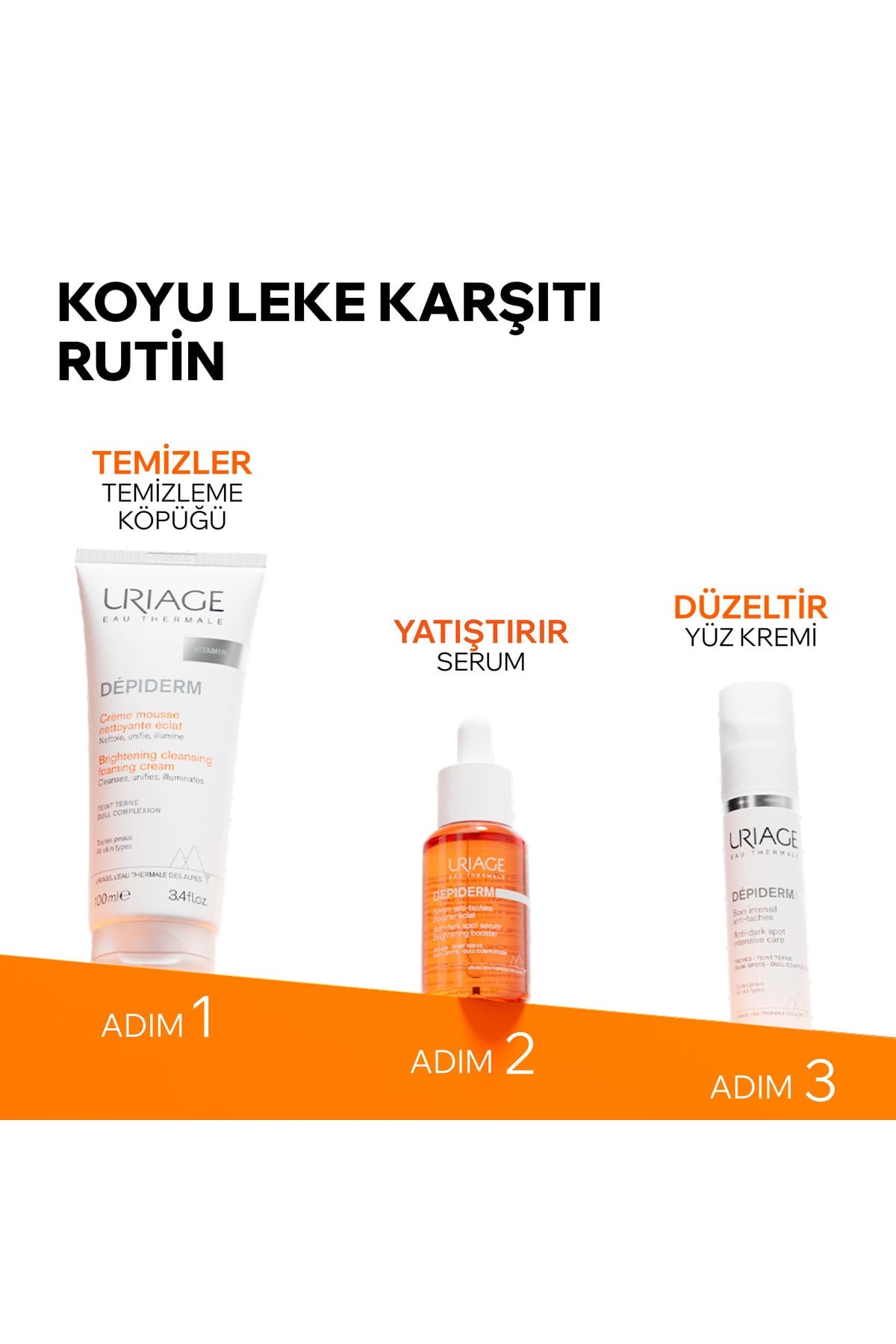 DEPIDERM Leke Karşıtı Aydınlatıcı Temizleyici Köpük Krem 100 ml