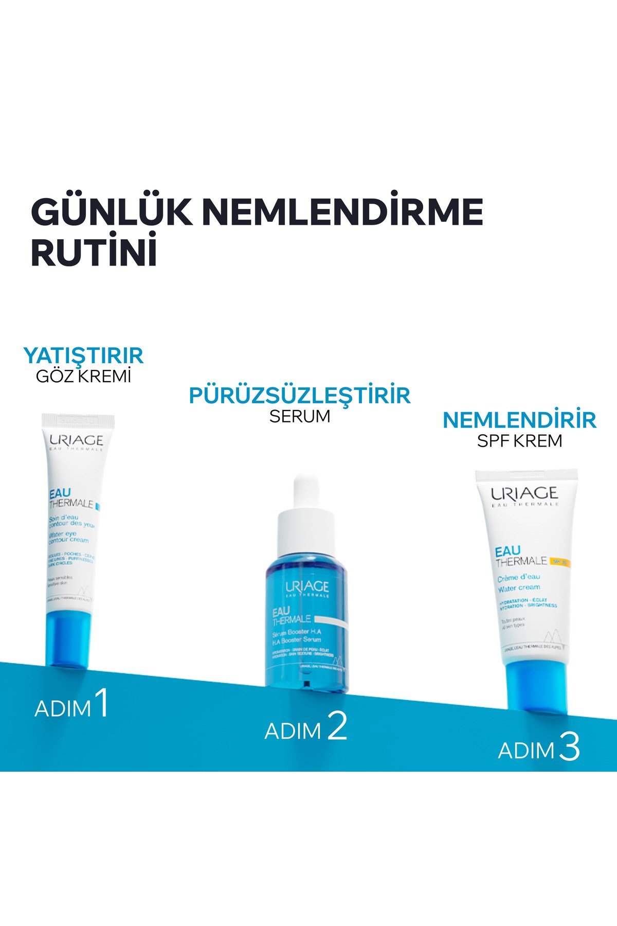 EAU THERMAL Su Bazlı Nemlendirici Krem SPF20 40 ml