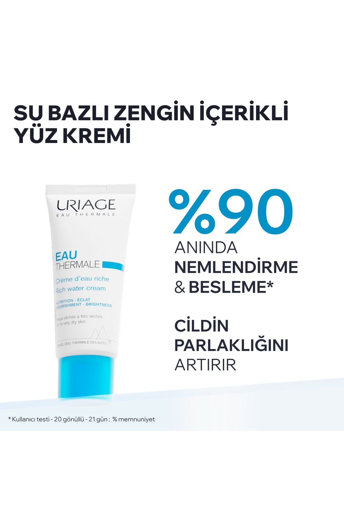 EAU THERMAL Yoğun Su Bazlı Nemlendirici Krem 40 ml