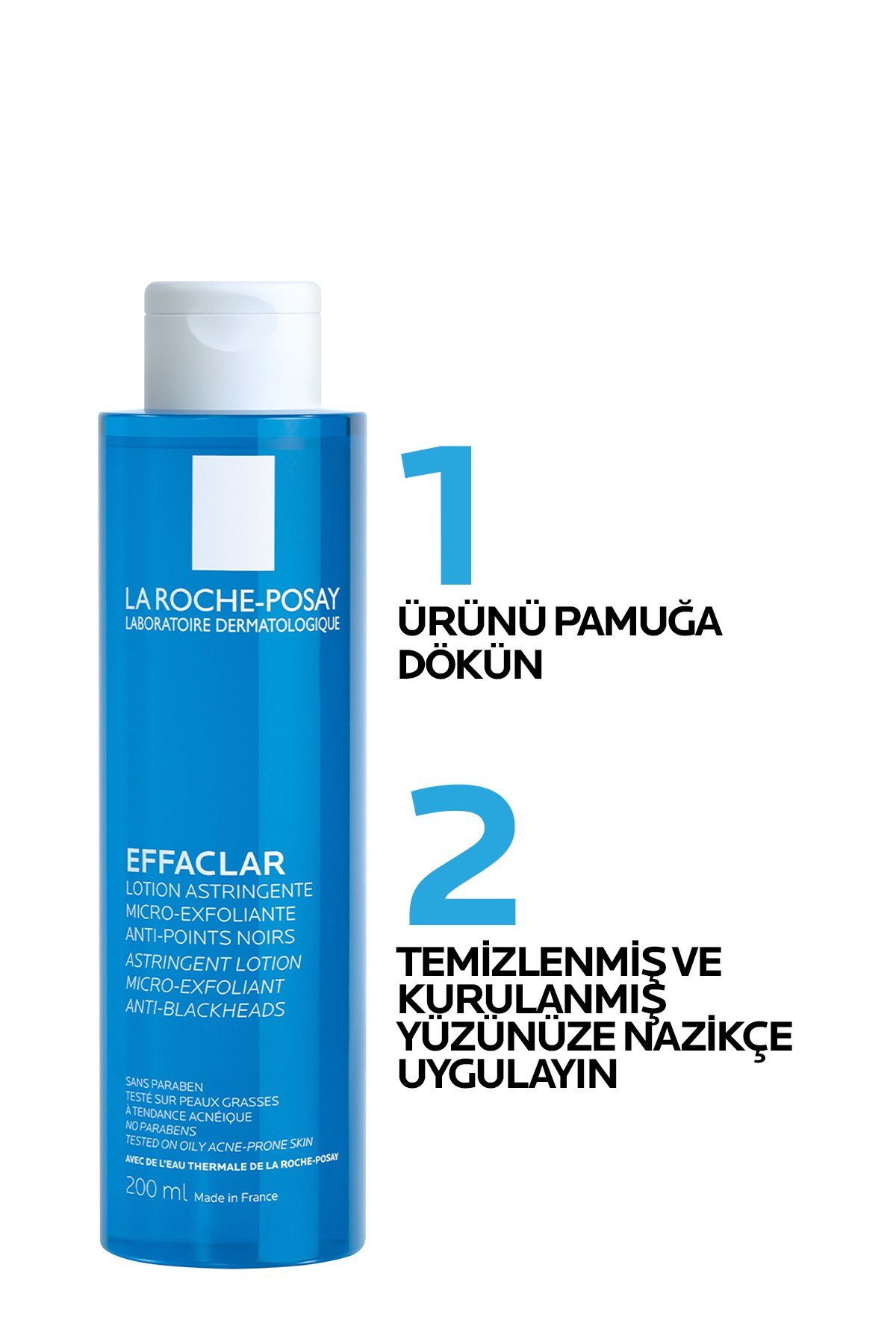 Effaclar Yağlı Ciltler İçin Salisilik Asit İçeren Siyah Nokta ve Gözenek Sıkılaştırıcı Tonik 200 ml