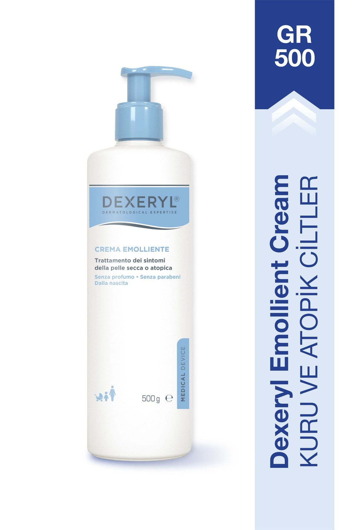 Emollient Cream Çok Kuru ve Atopiye Eğilimli Ciltler İçin Krem 500 ml