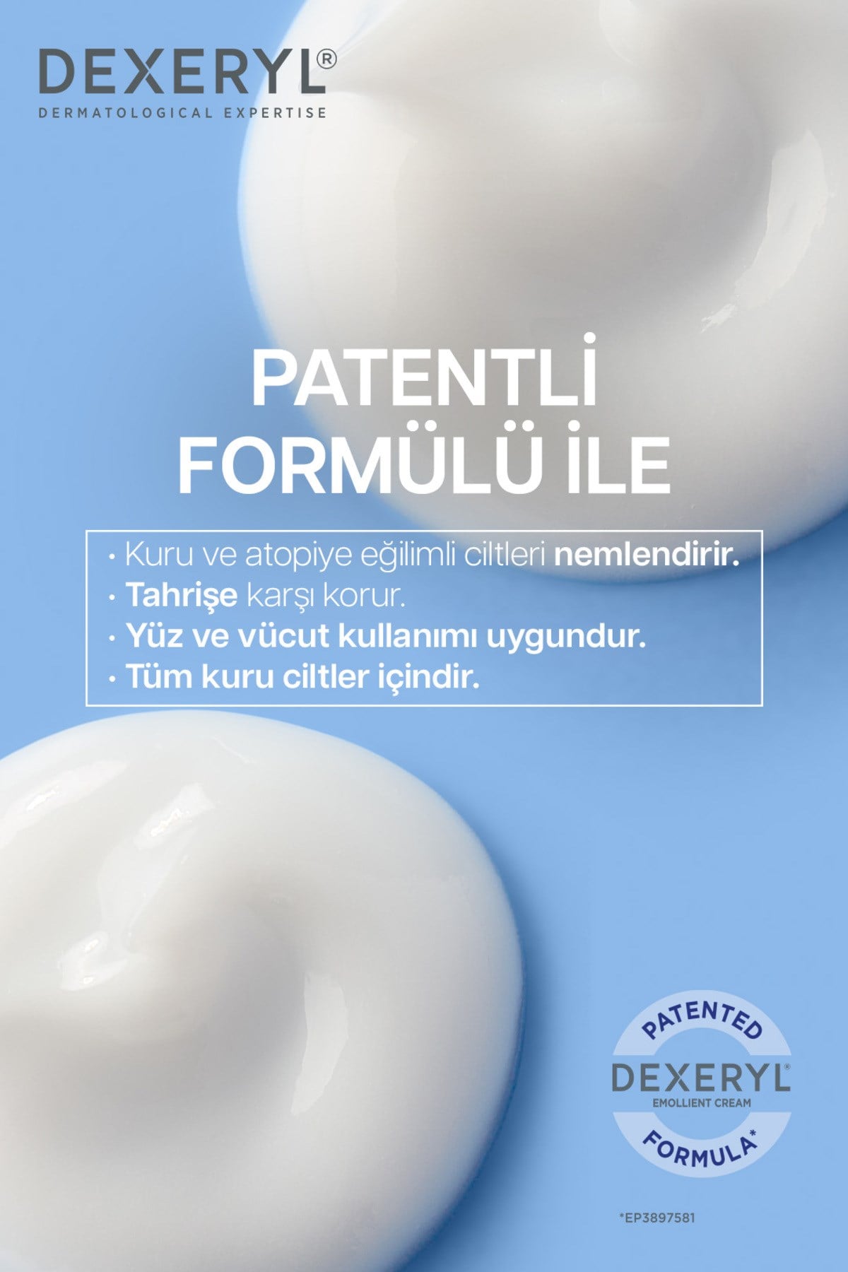 Emollient Cream Çok Kuru ve Atopiye Eğilimli Ciltler İçin Krem 500 ml