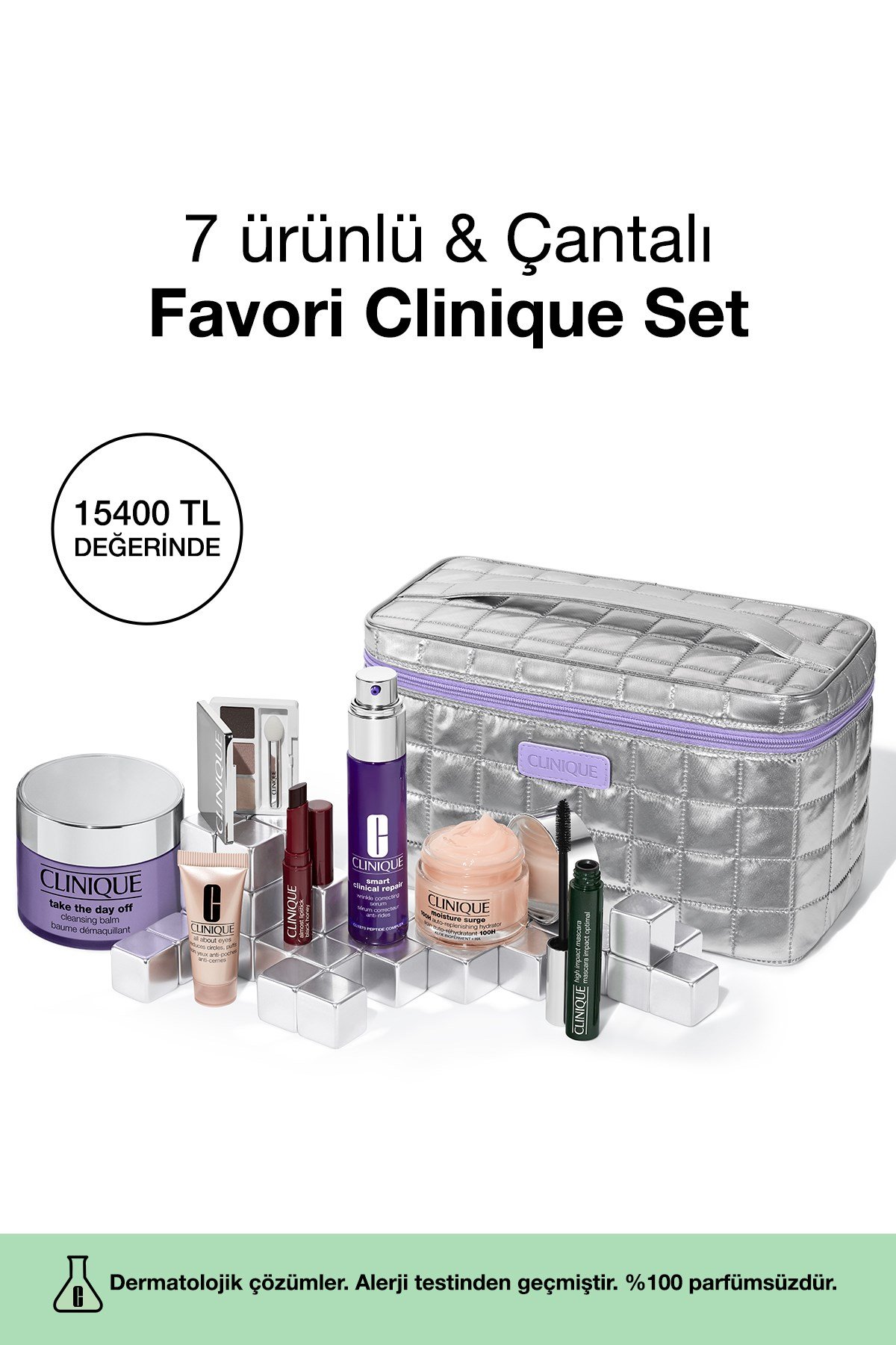 Favoriler Seti - 7 Ürünlü & Çantalı Cilt Bakım ve Makyaj Seti