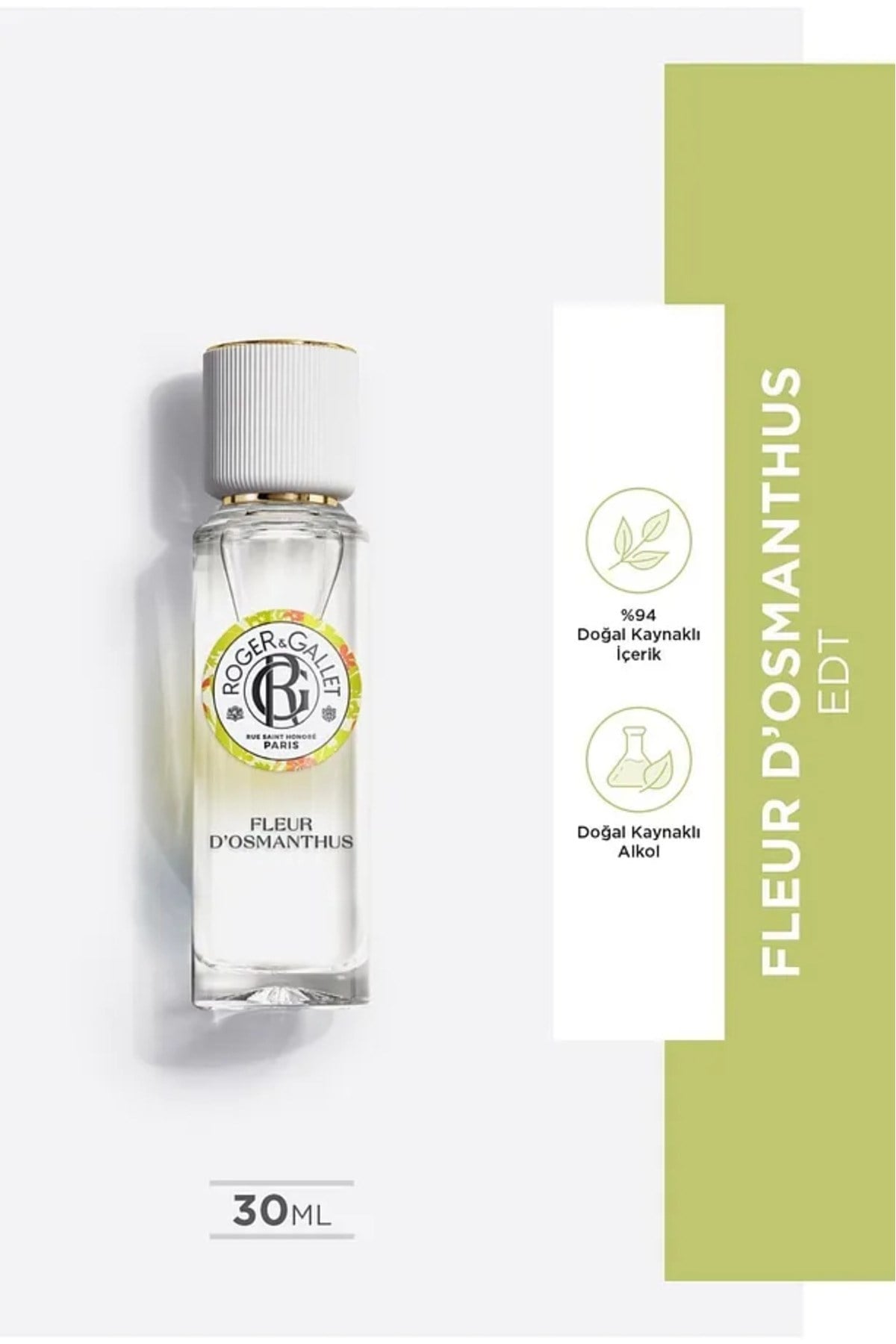 Fleur d’Osmanthus Doğal Osmanthus ve Mandalina Özlü Çiçeksi- Meyvemsi Parfüm EDT 30 ml