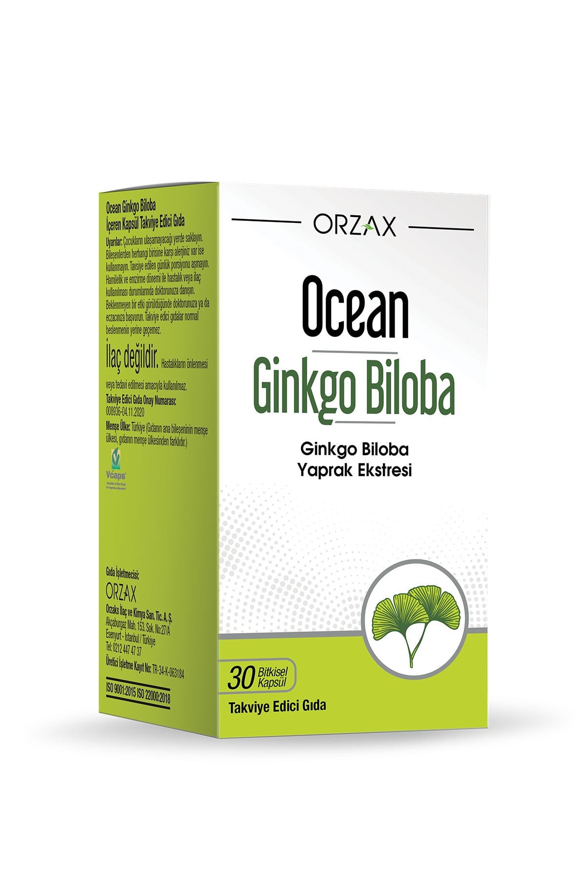 Ginkgo Biloba 30 Kapsül
