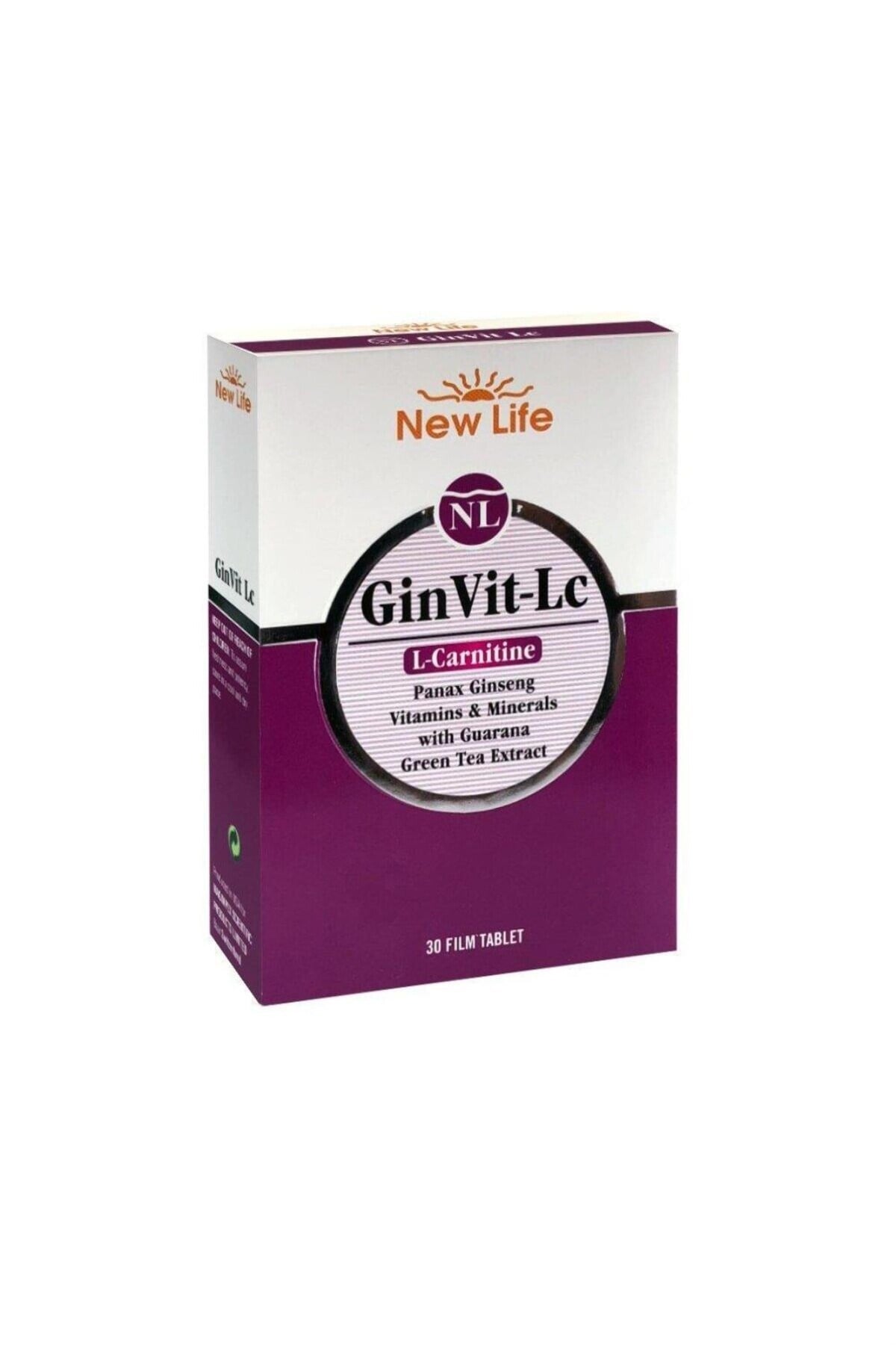 GinVit-Lc L- Carnitine 30 Film Tablet