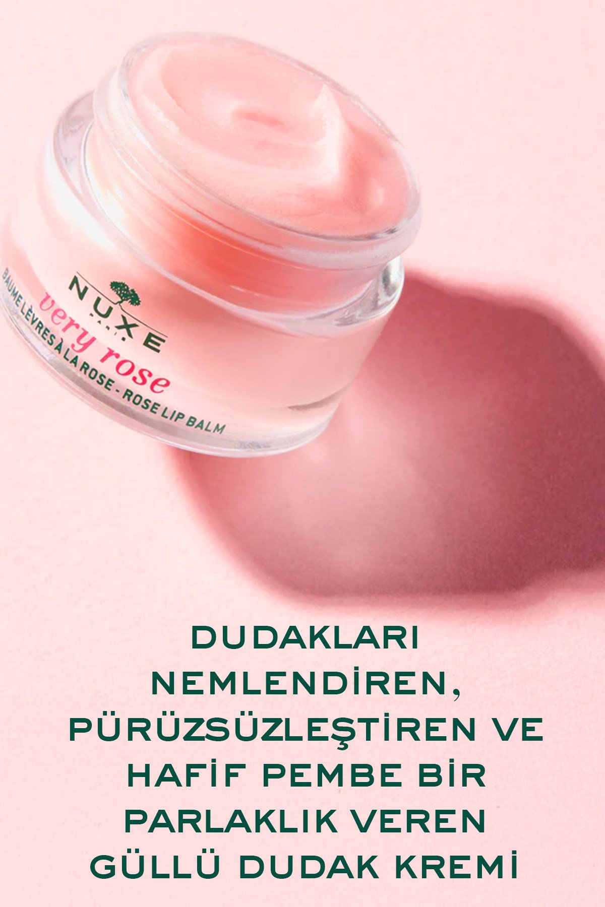 Gül Özlü Besleyici Dudak Kremi