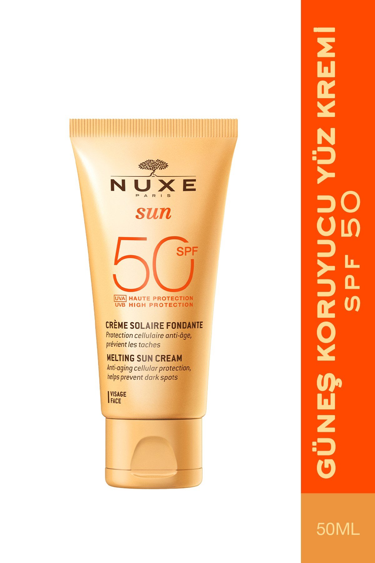 Güneş Koruyucu Yüz Kremi (SPF 50)