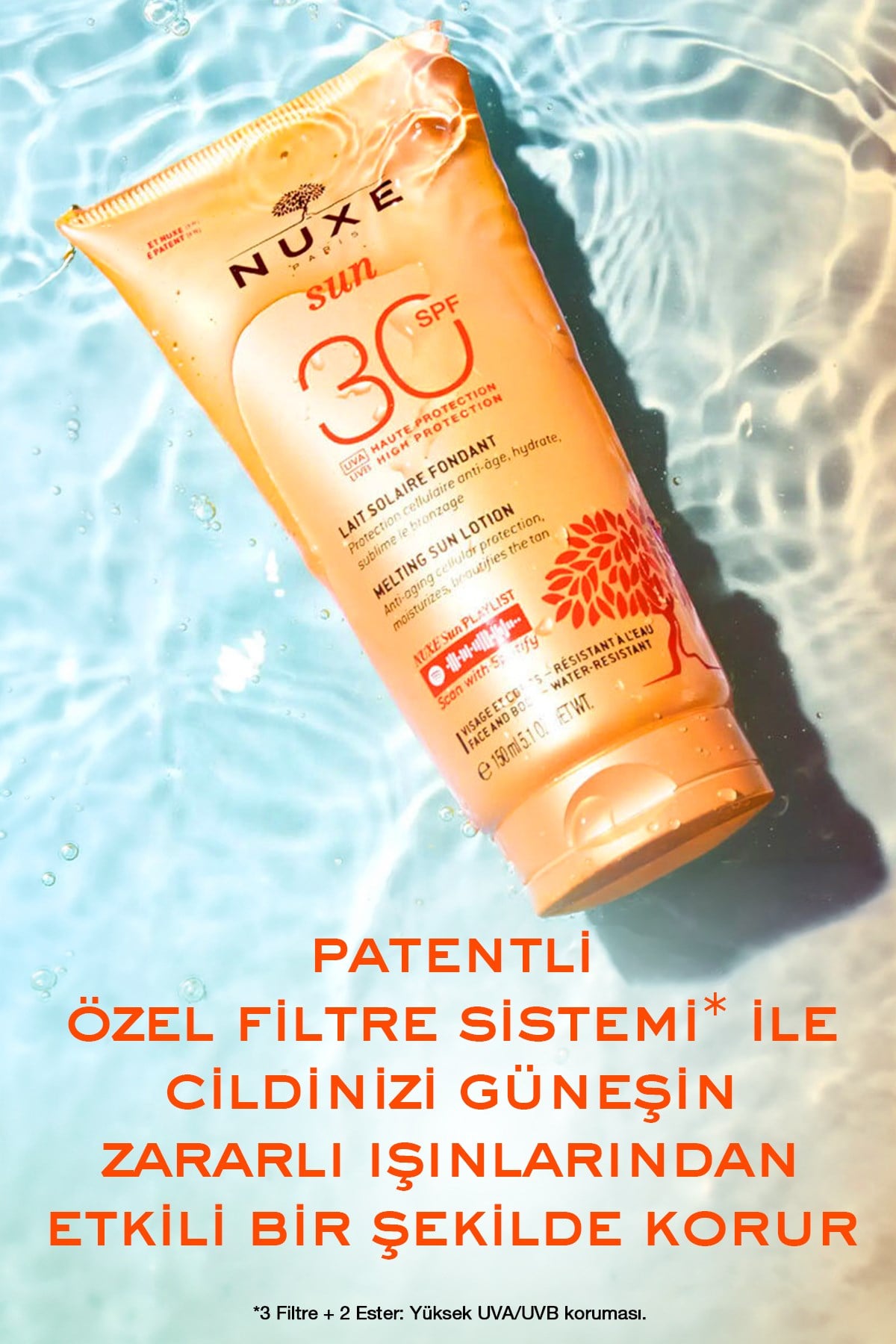 Güneş Koruyucu Yüz ve Vücut Losyonu SPF 30 150 ML