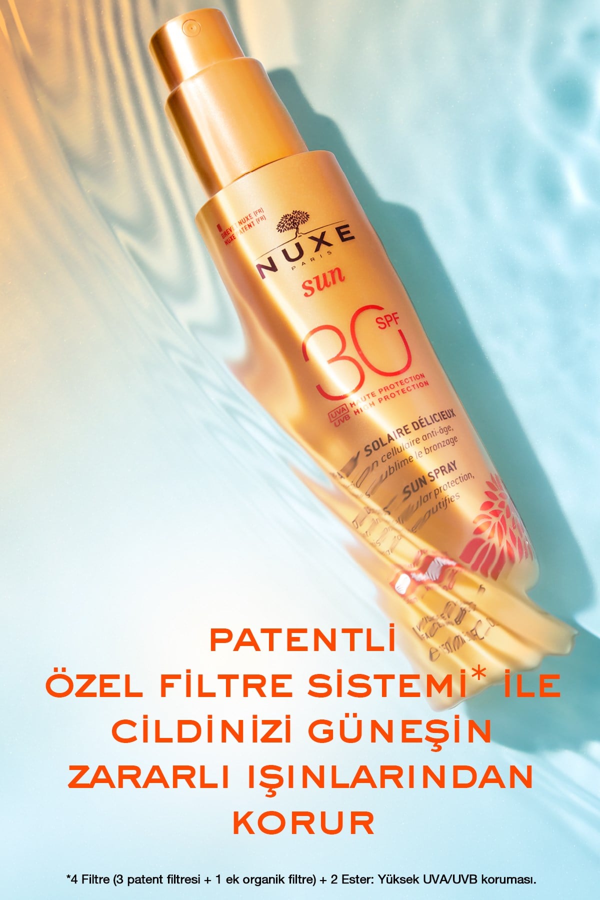 Güneş Koruyucu Yüz ve Vücut Sütü SPF 30 150 ML