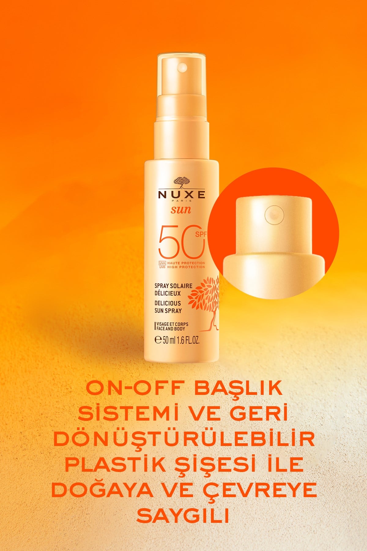 Güneş Koruyucu Yüz Ve Vücut Sütü Spf 50