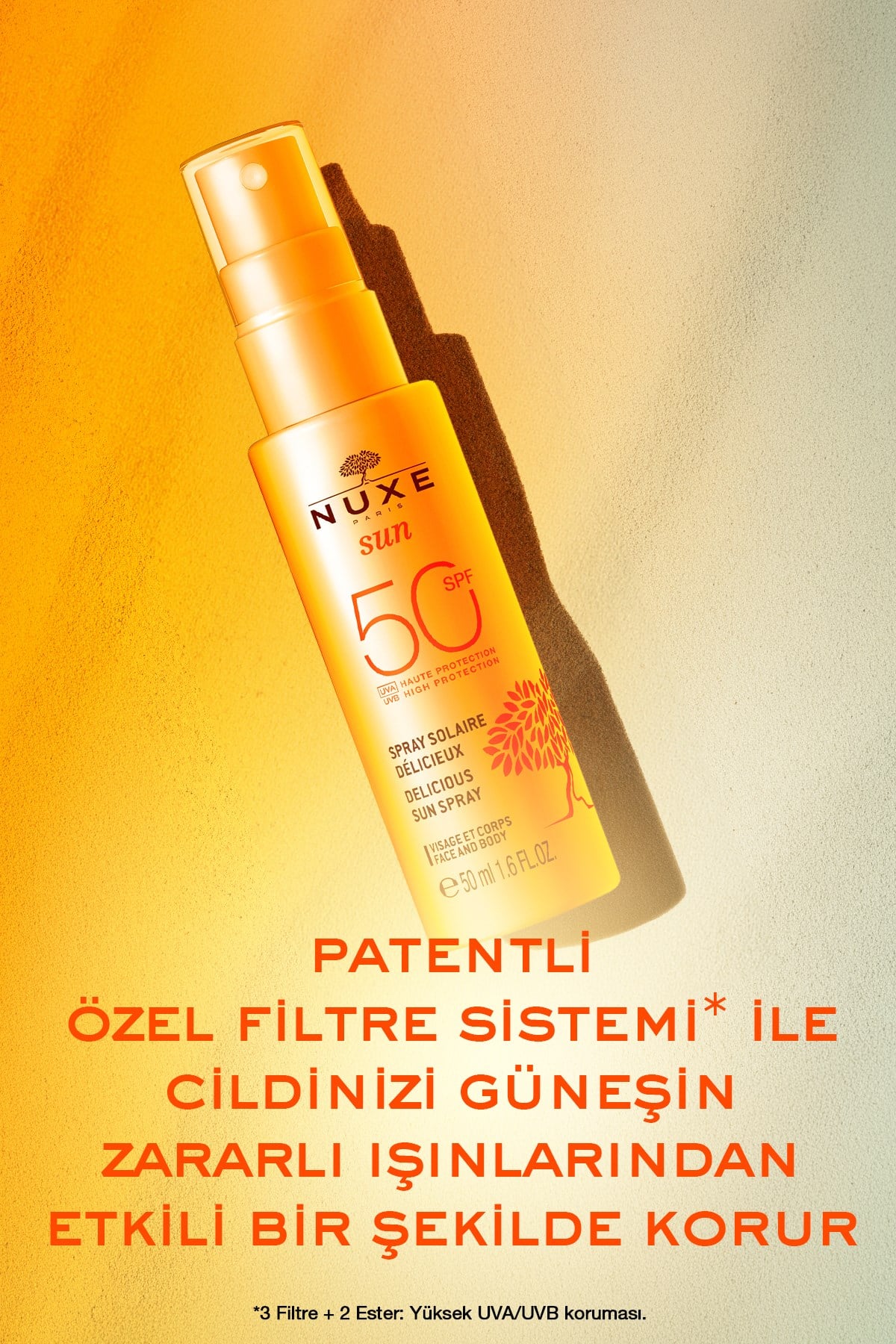 Güneş Koruyucu Yüz Ve Vücut Sütü Spf 50