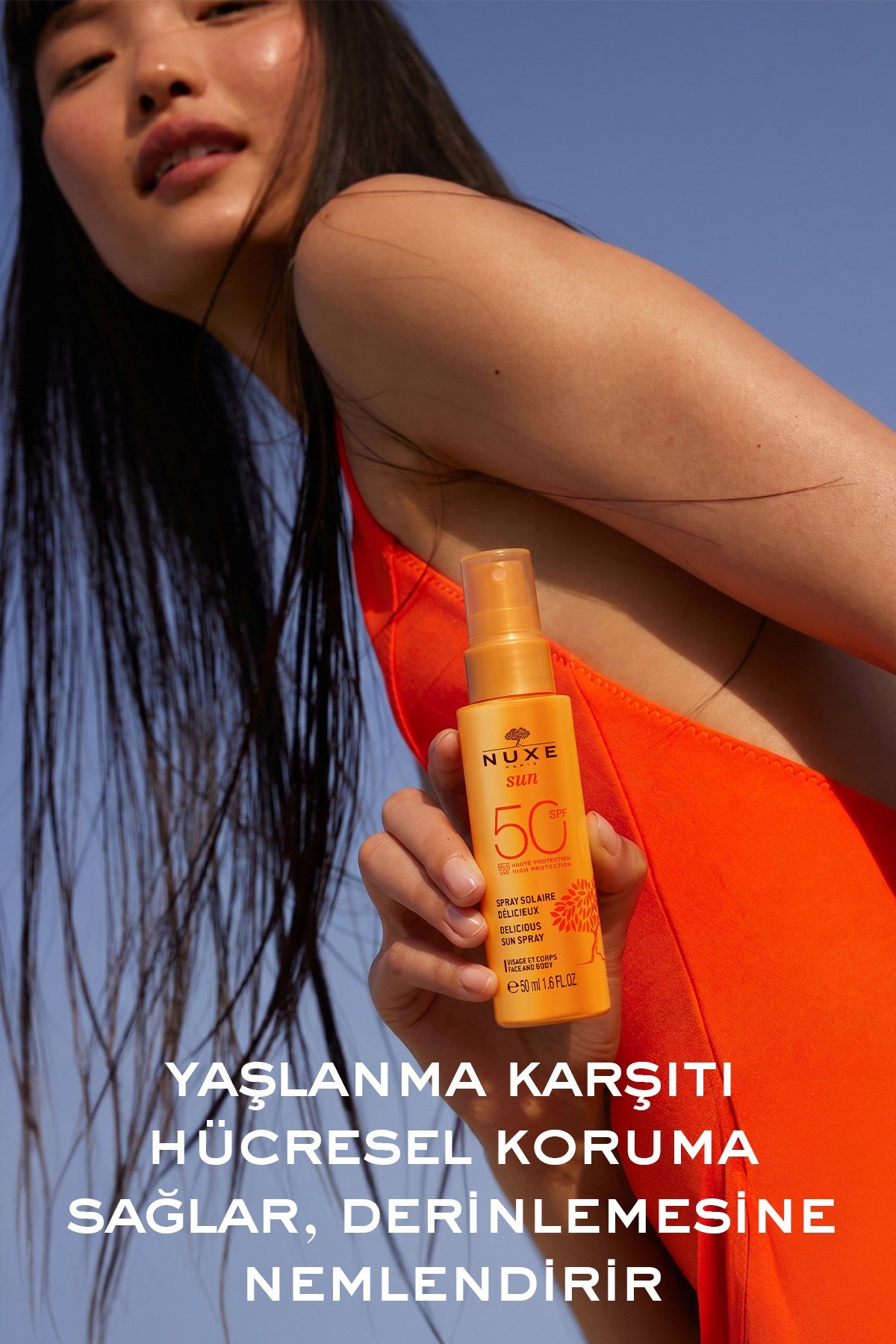 Güneş Koruyucu Yüz Ve Vücut Sütü Spf 50