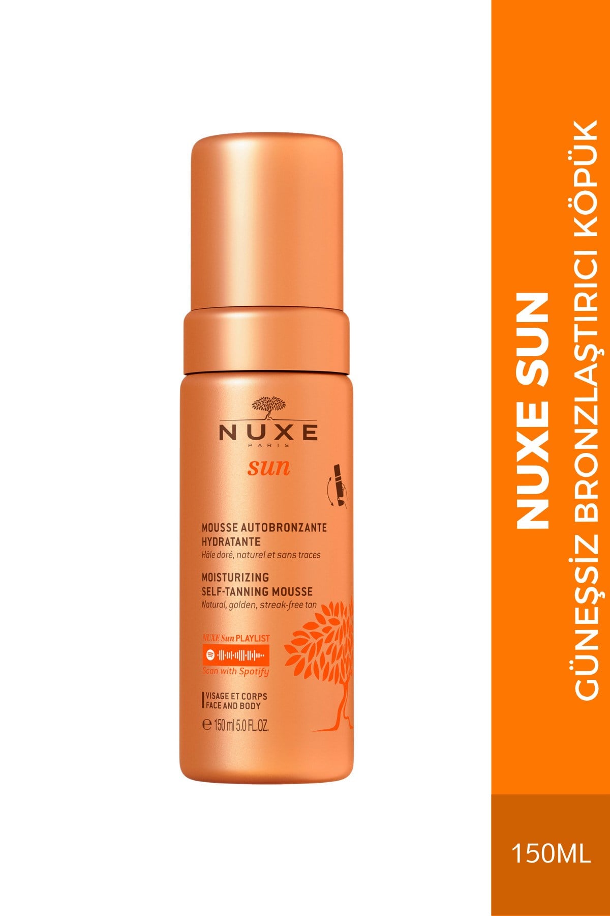 Güneşsiz Bronzlaştırıcı Köpük 150 ml