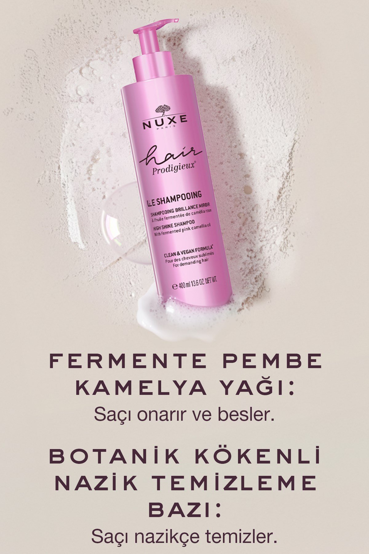 Hair Prodigieux Yoğun Parlaklık Veren Şampuan 400 ml