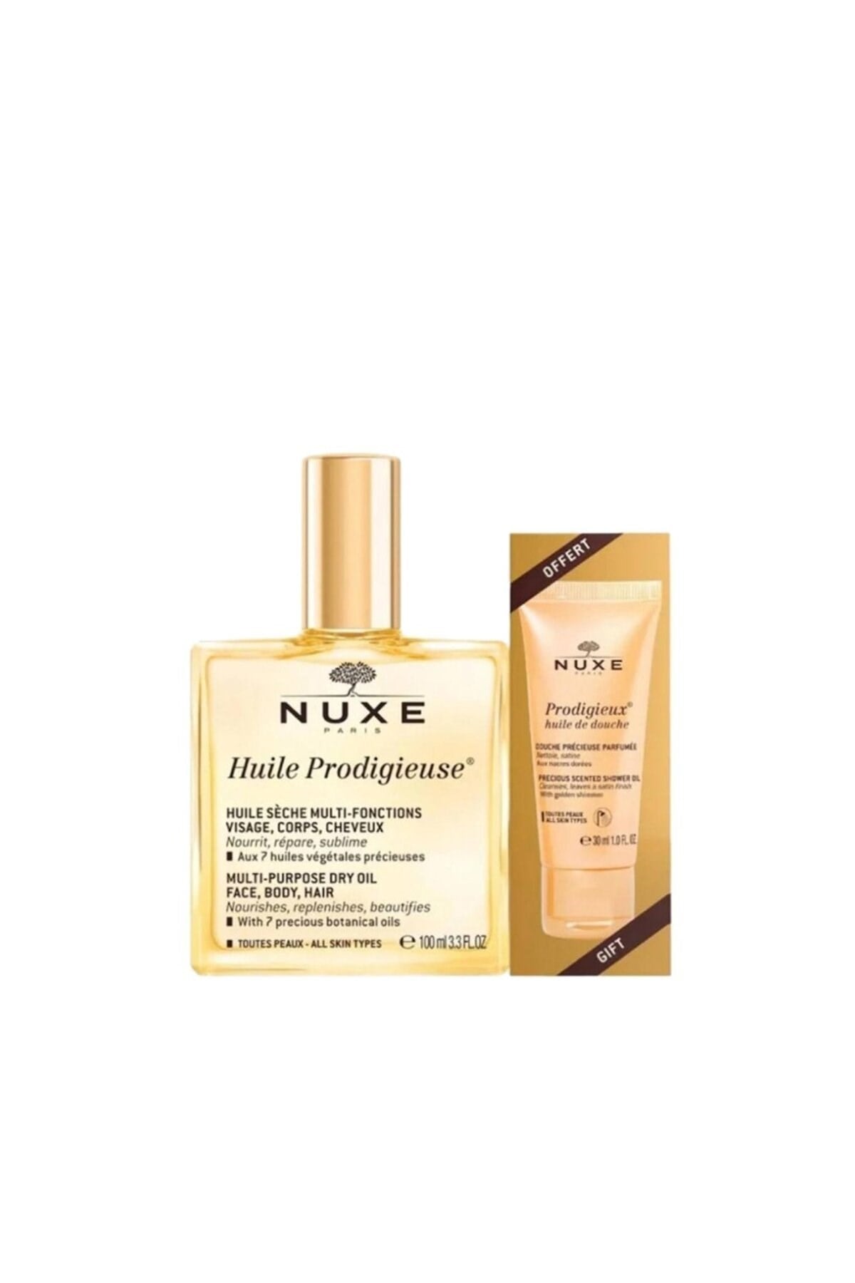Huile Prodigieuse 100ml + Prodigieux Floral Shower Oil 30ml Set