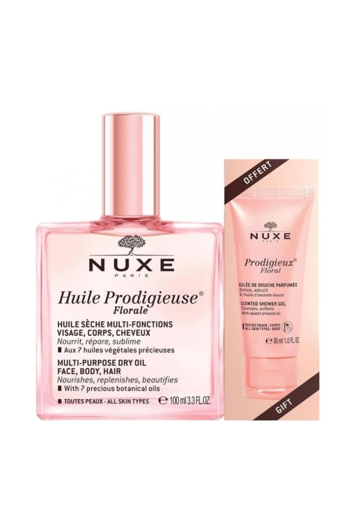 Huile Prodigieuse Florale 100ml + Prodigieux Floral Shower Gel 30ml Set