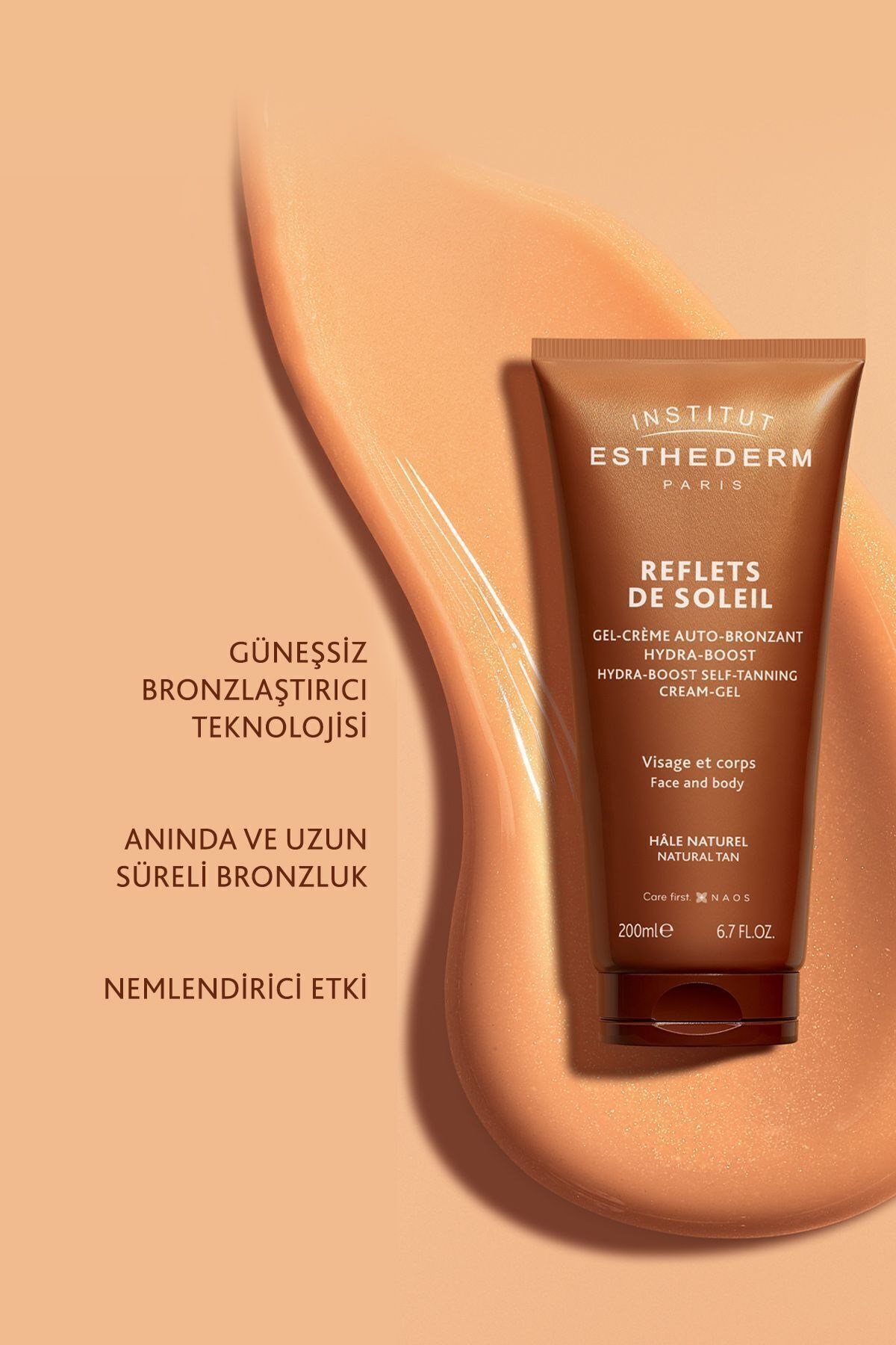 Hydra Boost Self Tanning Cream-Gel Güneşsiz ve Kalıcı Etkili Bronzlaştırıcı Jel 200ML