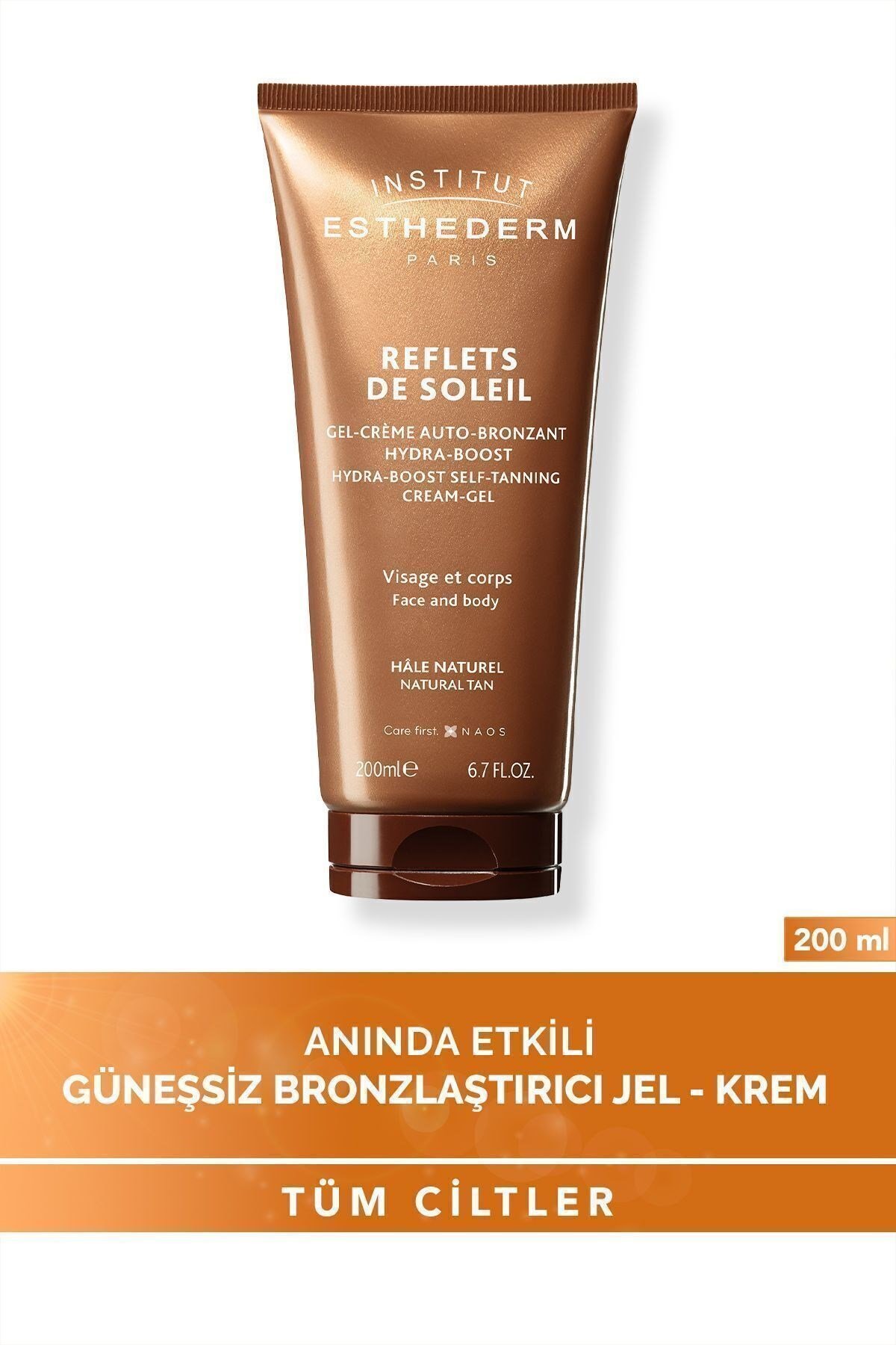 Hydra Boost Self Tanning Cream-Gel Güneşsiz ve Kalıcı Etkili Bronzlaştırıcı Jel 200ML