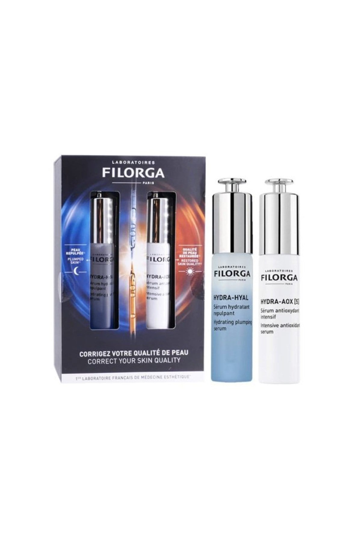 Hydra-Hyal Serum 30ml + Hydra-Aox 5 30ml Serum Seti
