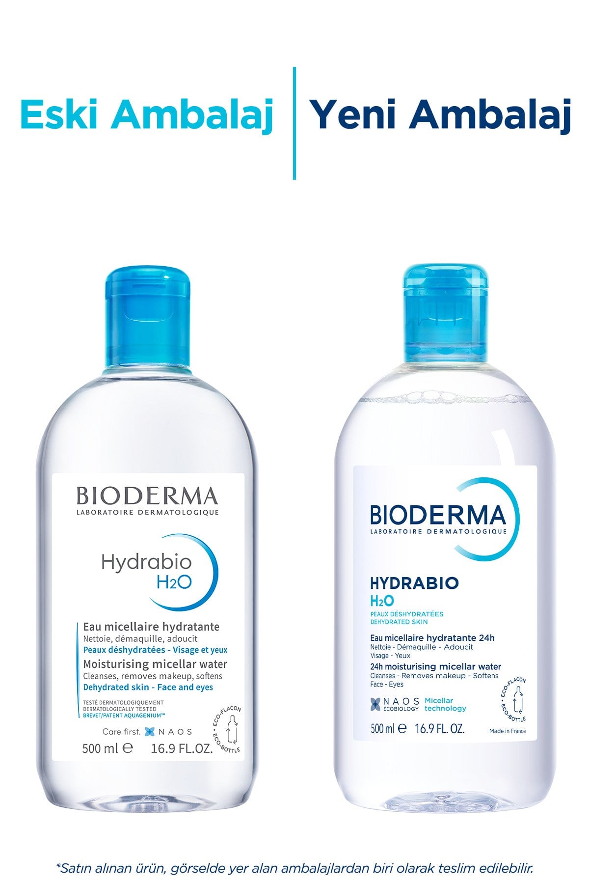 Hydrabio H2O Micellar Nemlendirici Makyaj Temizleme Suyu 500 ml