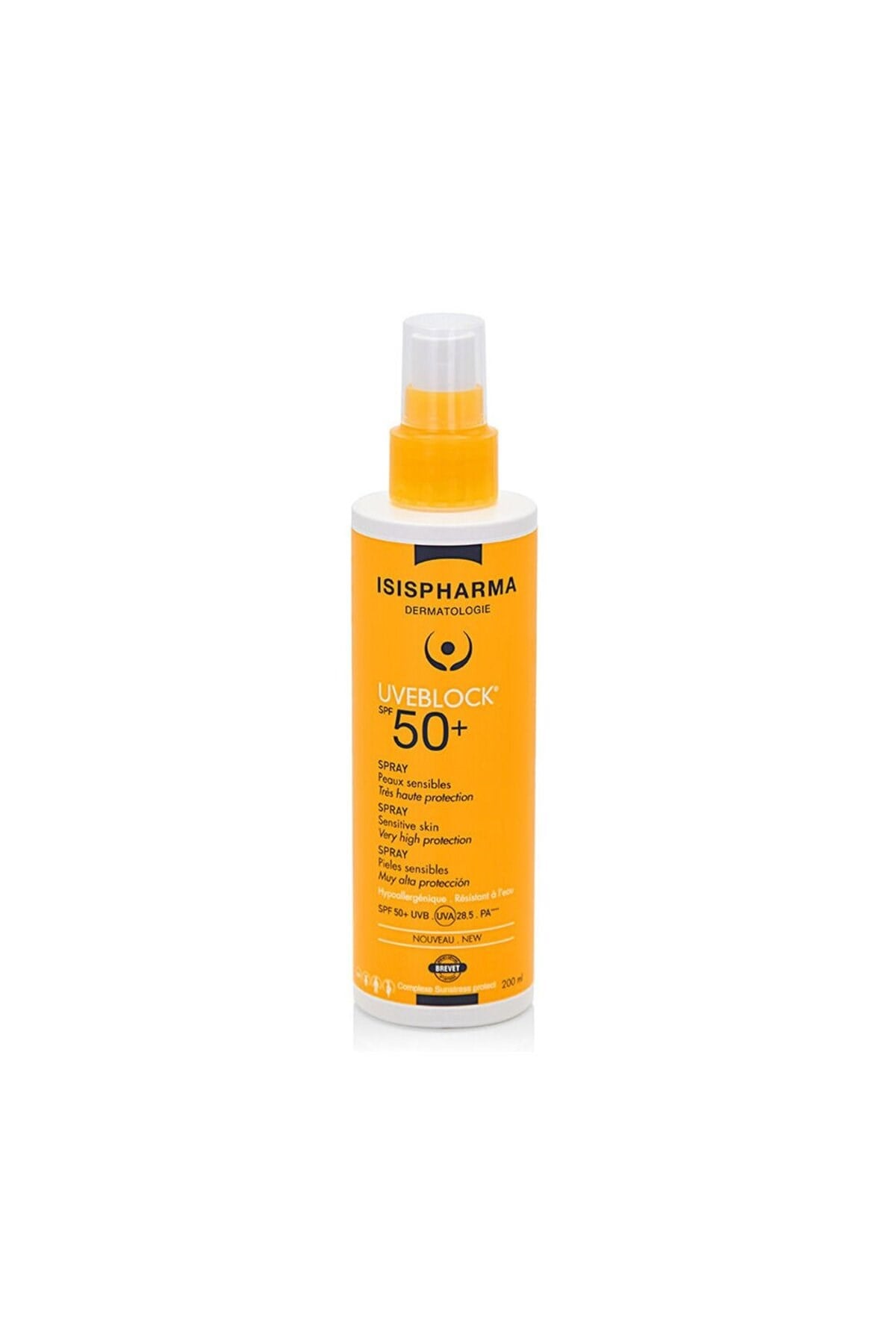 Isis Pharma Uveblock Spray Güneş Koruyucu SPF50+ 200ml