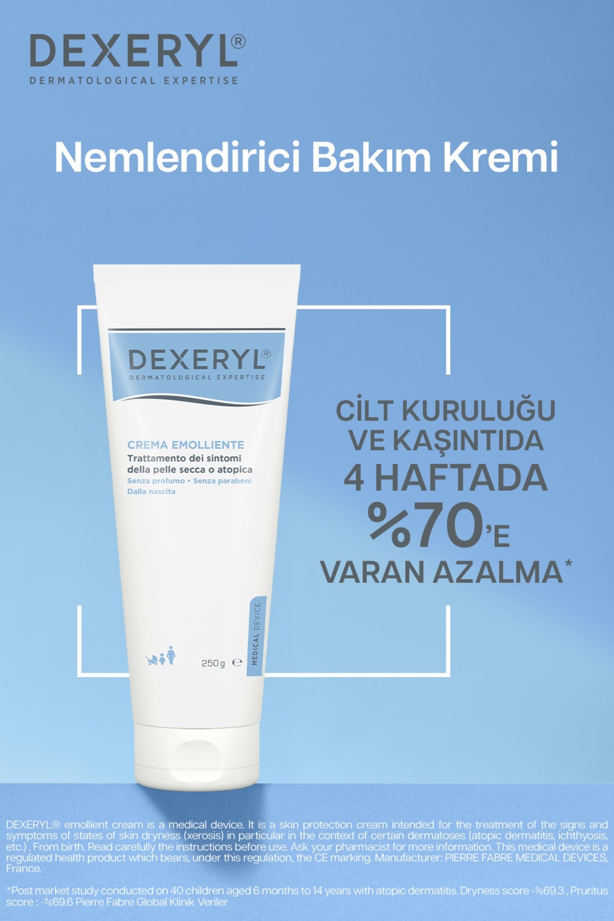 Kuru ve Atopiye Eğilimli Citler İçin Nemlendirici Bakım Kremi 250 gr