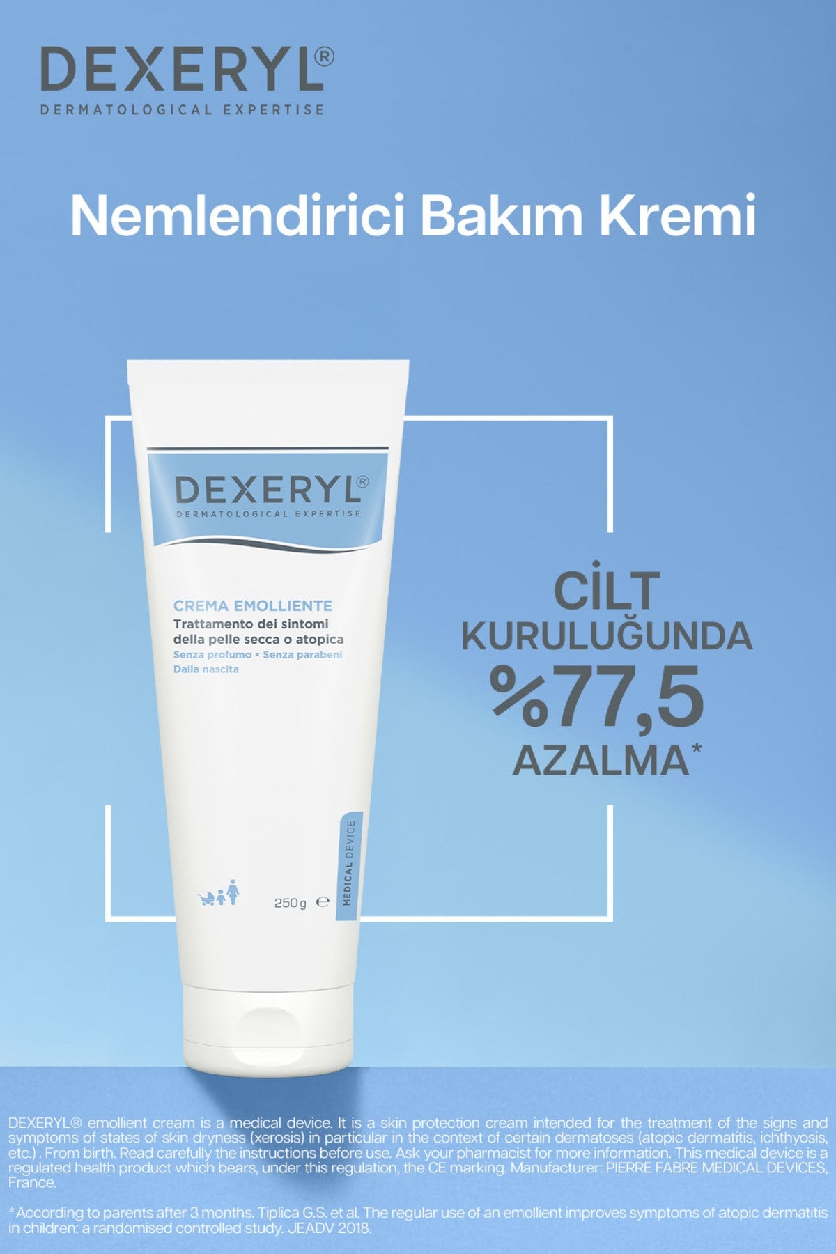 Kuru ve Atopiye Eğilimli Citler İçin Nemlendirici Bakım Kremi 250 gr