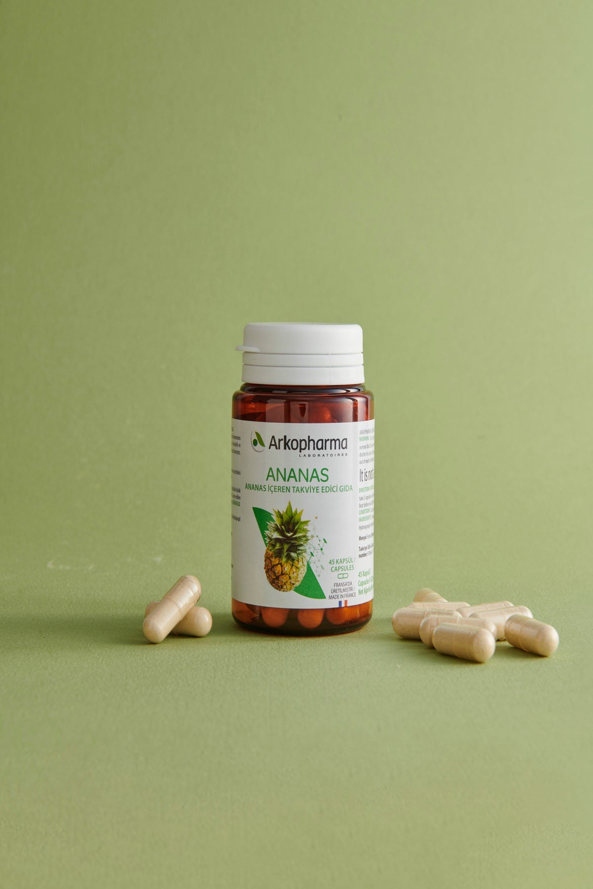 Laboratoires Ananas Bromelain 45 Kapsül