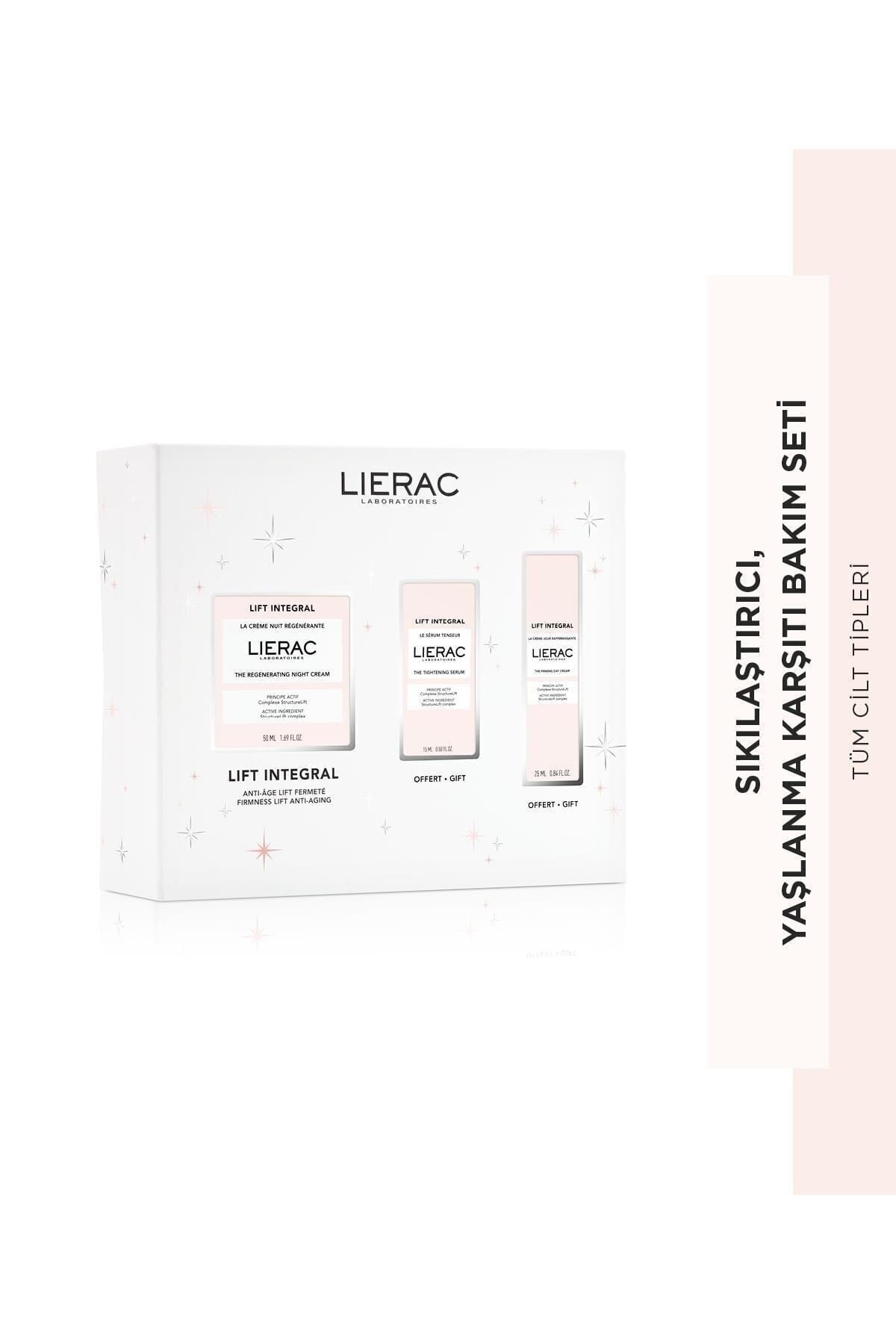 Lift Integral Sıkılaştırıcı, Yenileyici, Vegan, Gündüz Kremi 50ml Serum 15ml Gece Kremi 25ml