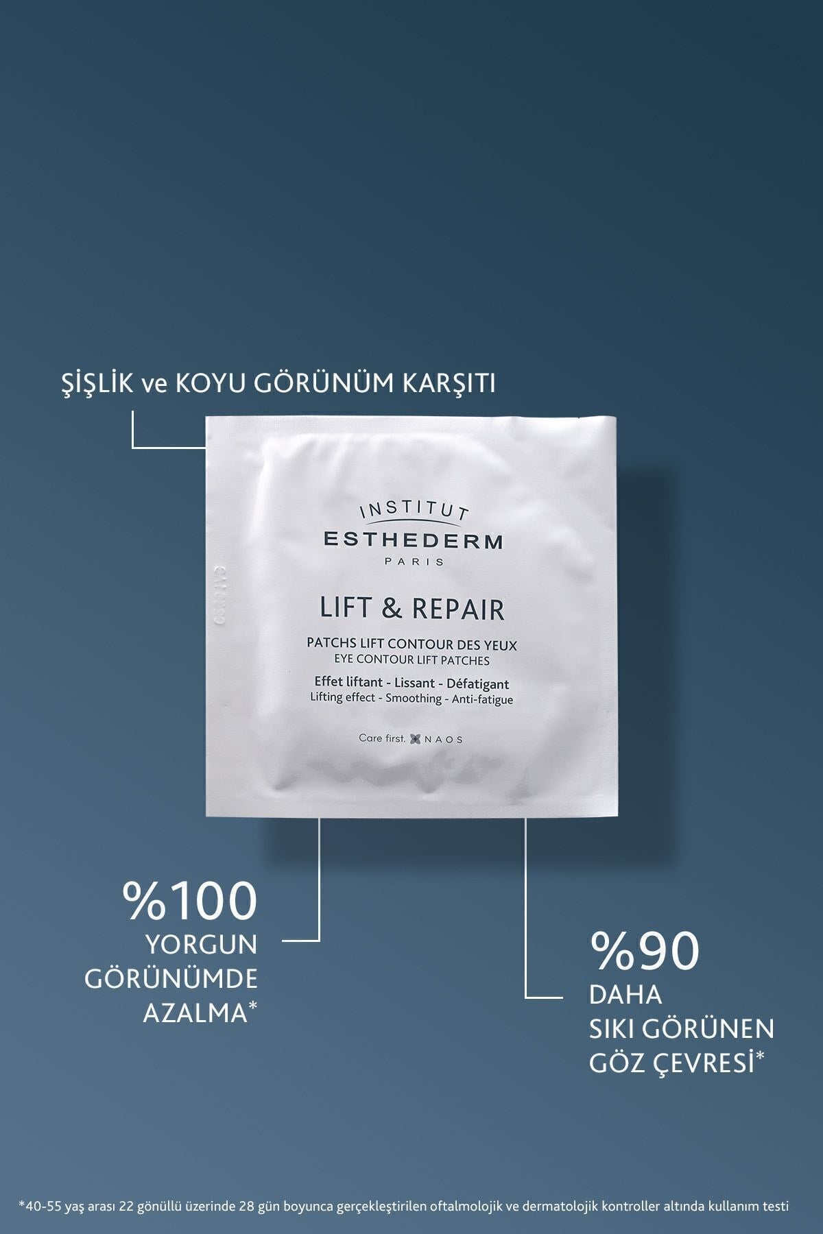 Lift Patches Yorgun Görünüm ve Kırışıklık Karşıtı S.O.S Yapılandırıcı Göz Çevresi Maskesi 2x10
