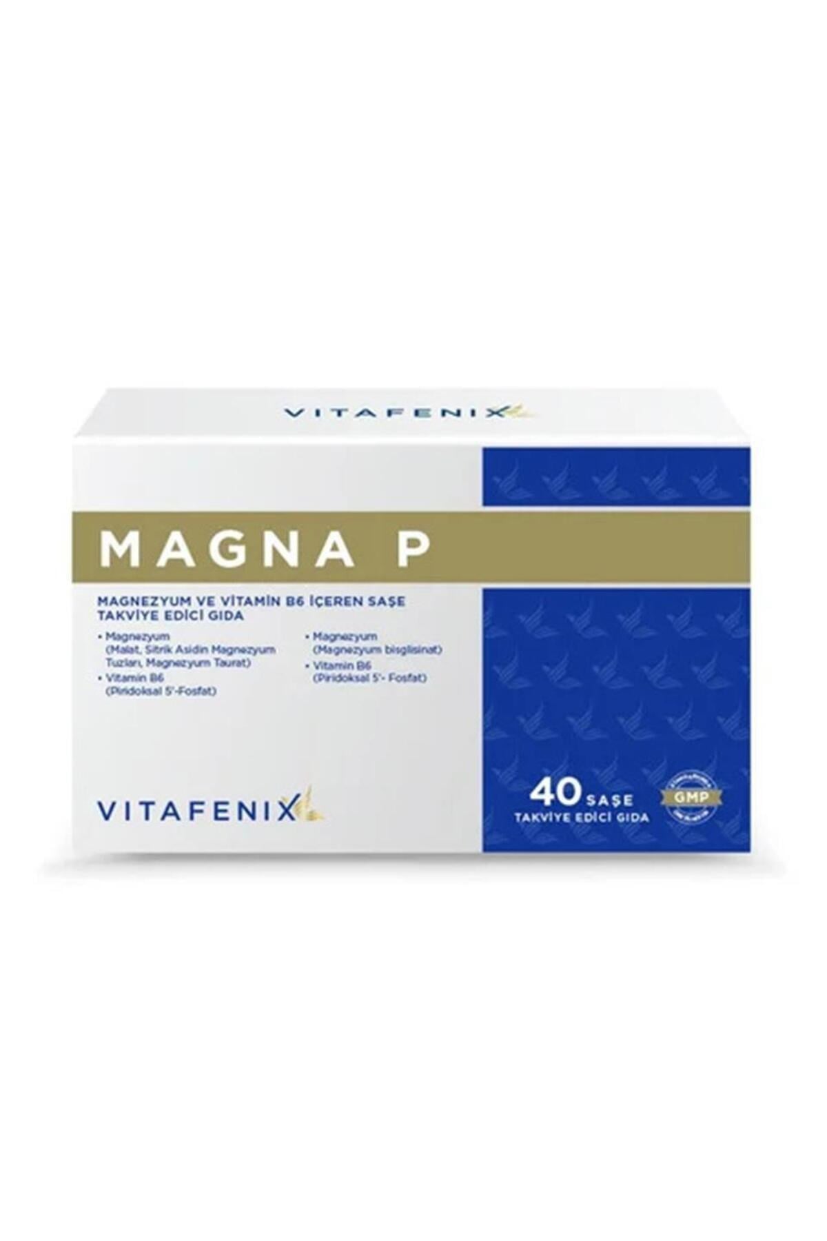 Magna P Magnezyum Ve Vitamin B6 Içeren Takviye Edici Vegan Gıda 60 Saşe