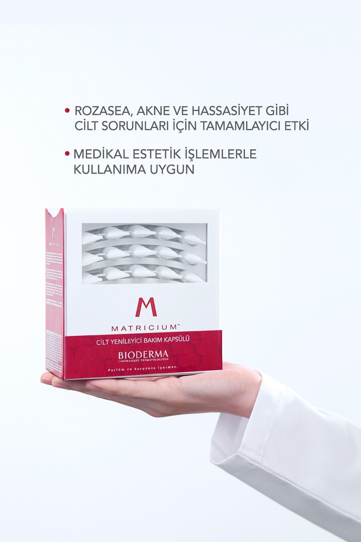 MATRICIUM Tüm Ciltler için Cilt Yenileyici ve Antioksidan Etkili Bakım Kürü 30x1ml