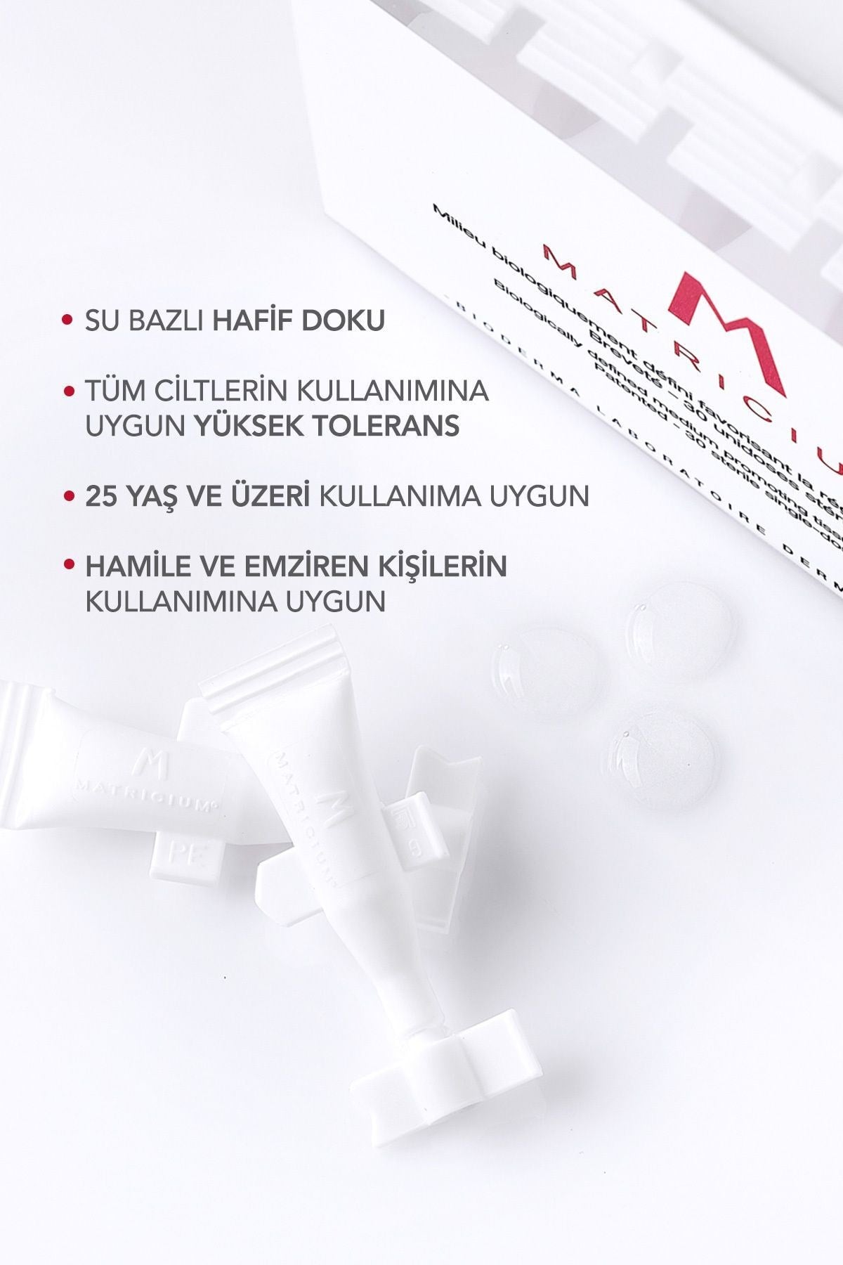 MATRICIUM Tüm Ciltler için Cilt Yenileyici ve Antioksidan Etkili Bakım Kürü 30x1ml