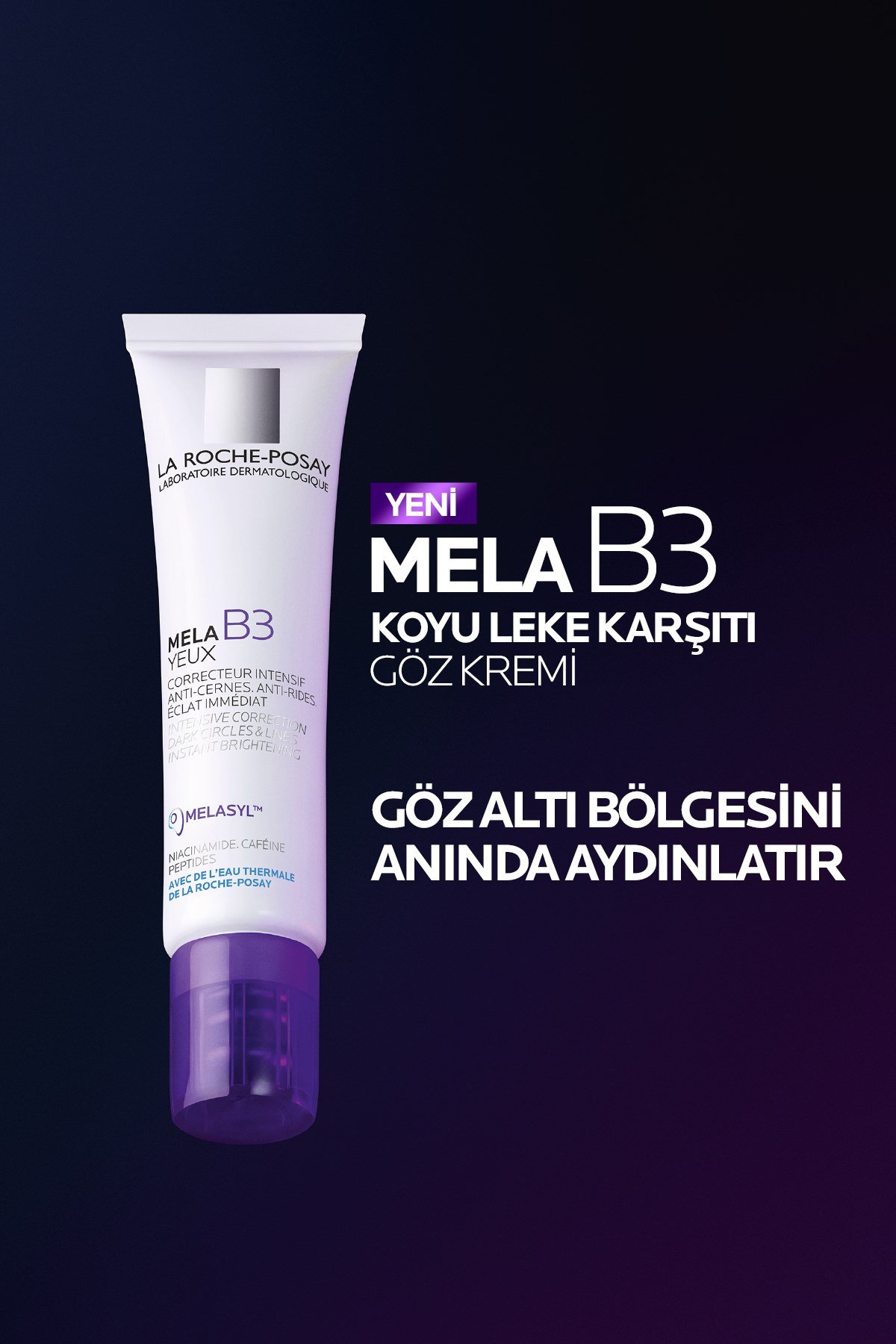 Mela B3 Yeux Koyu Leke Karşıtı Aydınlatıcı Göz Bakım Kremi 15ML