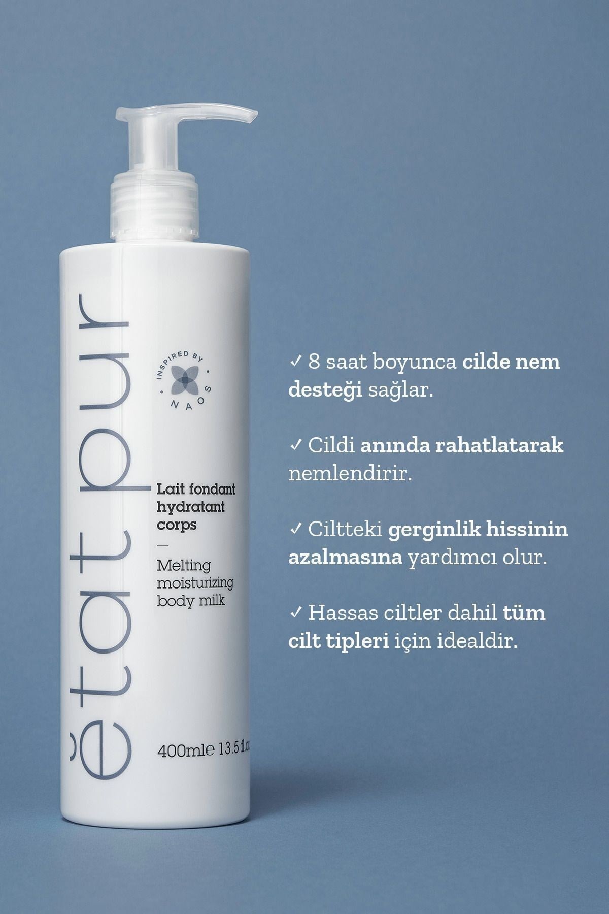 Melting Moisturizing Body Milk Rahatlatıcı ve Nemlendirici Vücut Sütü 400 ml
