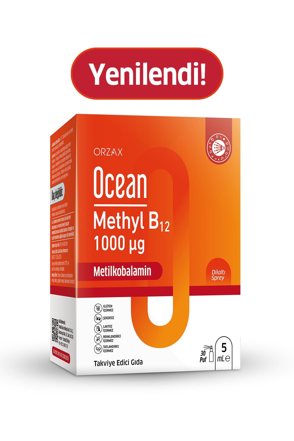 Methyl B12 1000mcg 5ml Sprey.