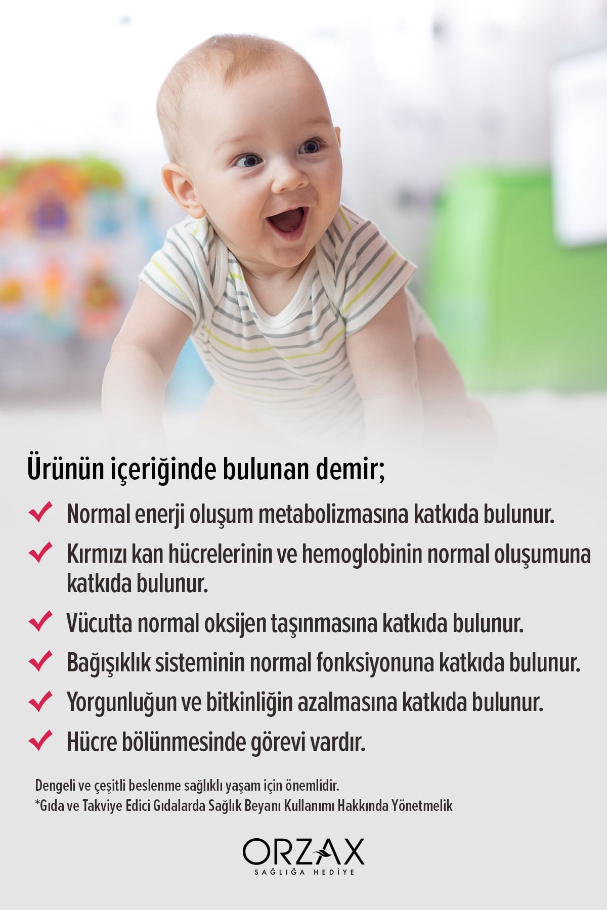 Microfer Demir Takviye Edici Gıda (Lipofer: Patentli Mikroenkapsüle Demir Kaynağı) - Damla - 30 ml