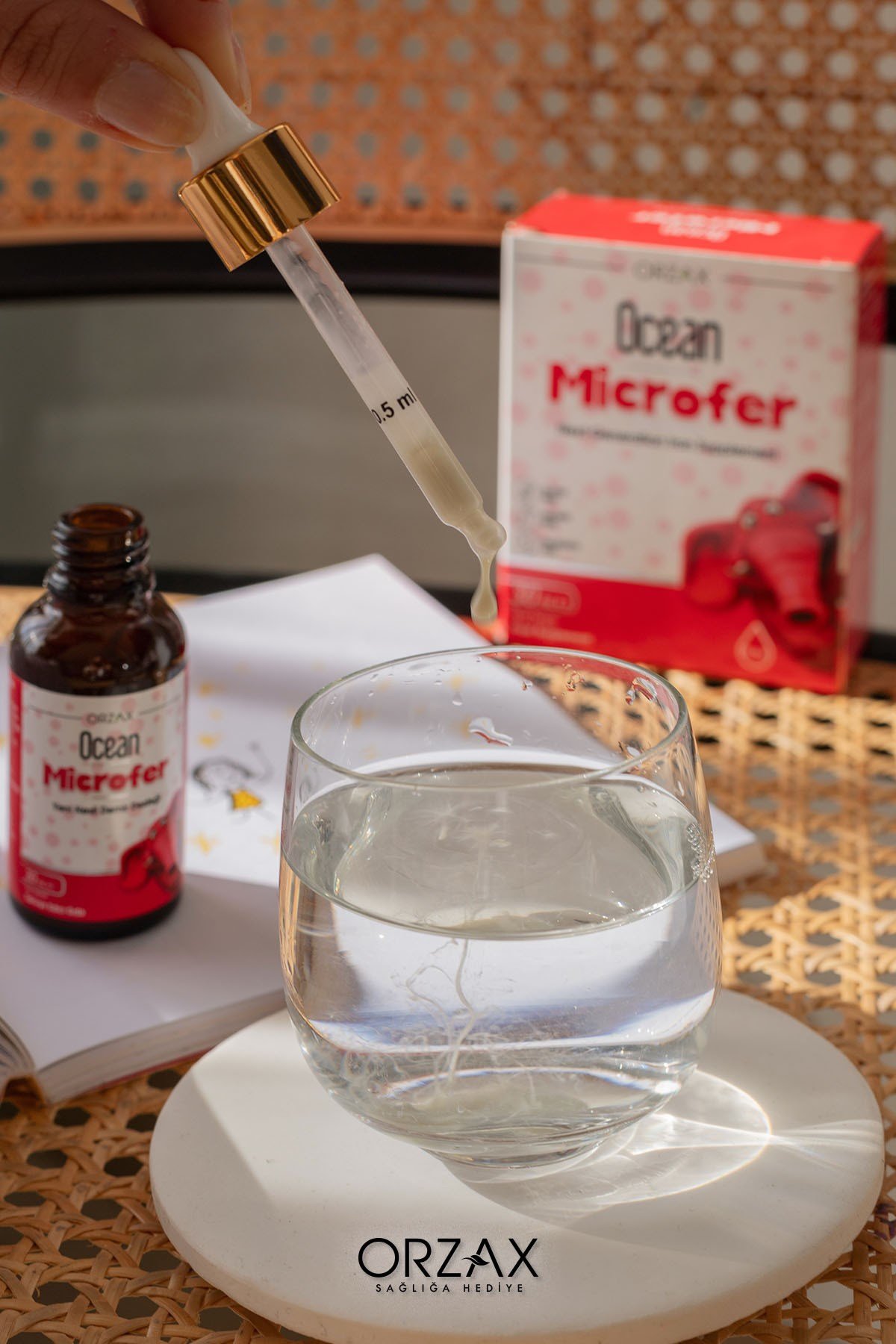 Microfer Demir Takviye Edici Gıda (Lipofer: Patentli Mikroenkapsüle Demir Kaynağı) - Damla - 30 ml
